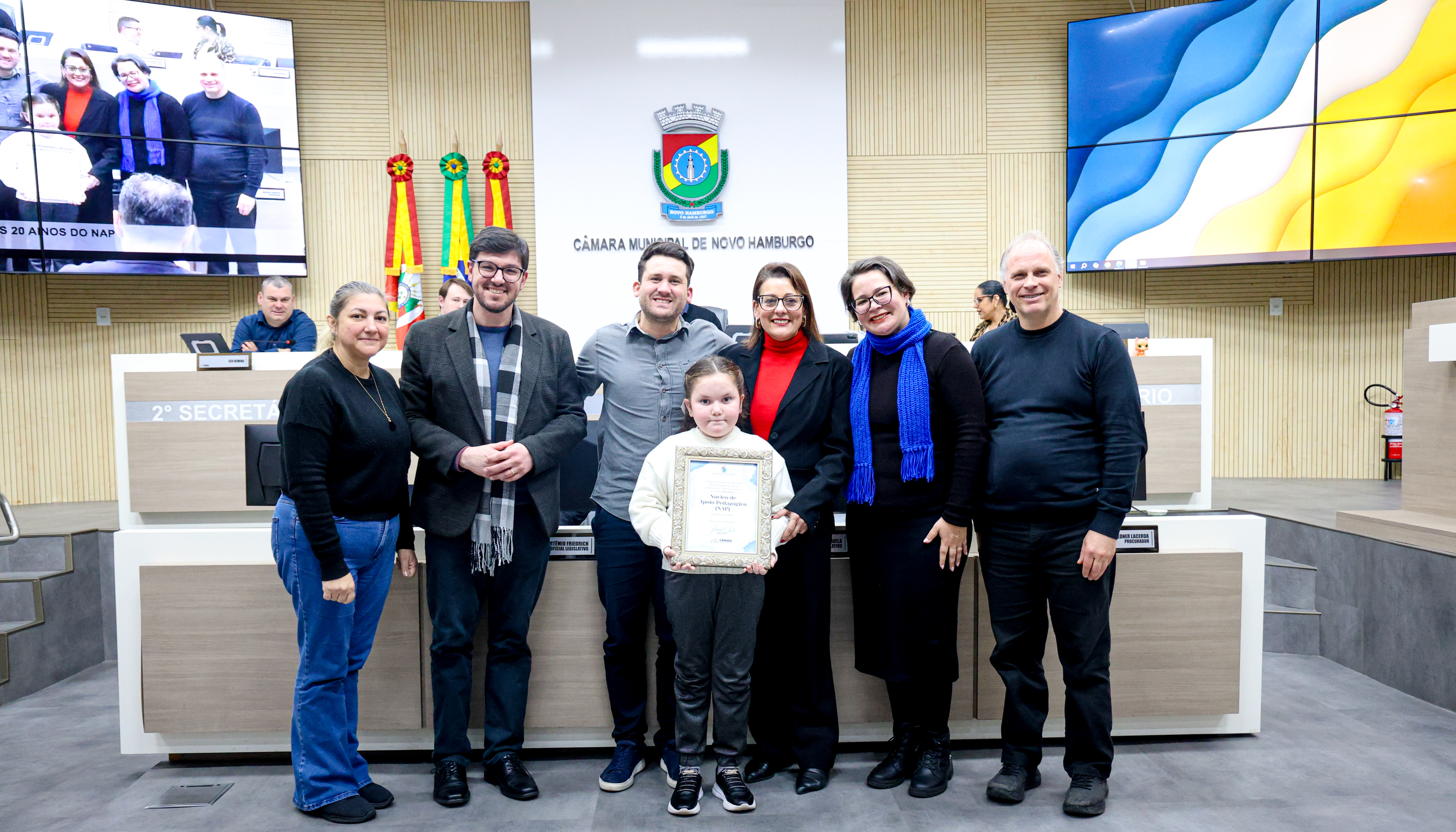 Câmara homenageia os 20 anos do Núcleo de Apoio Pedagógico