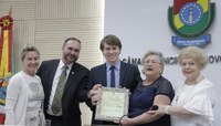 Câmara homenageia os 40 anos da Fundação Scheffel