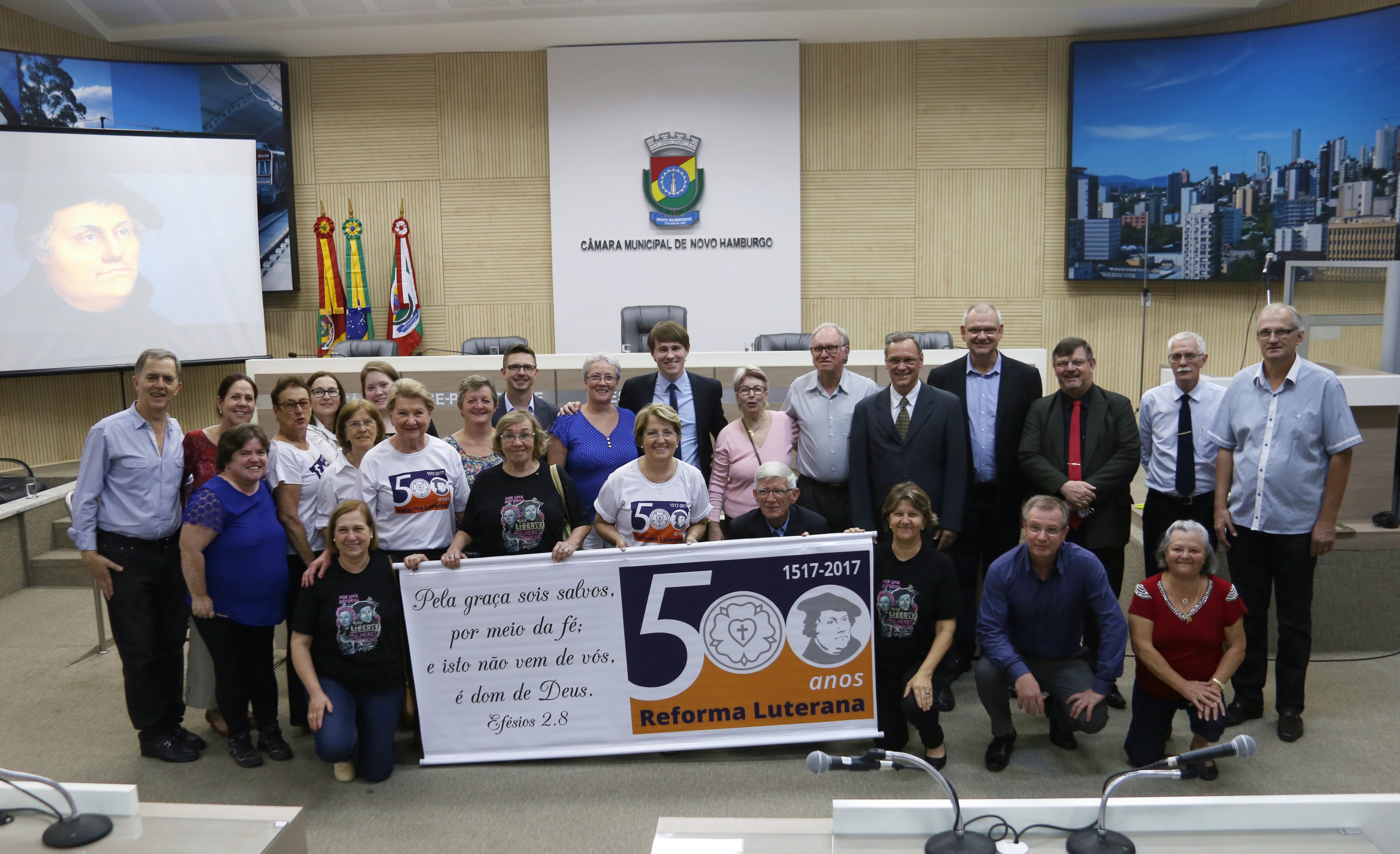 Câmara homenageia os 500 anos da Reforma Protestante