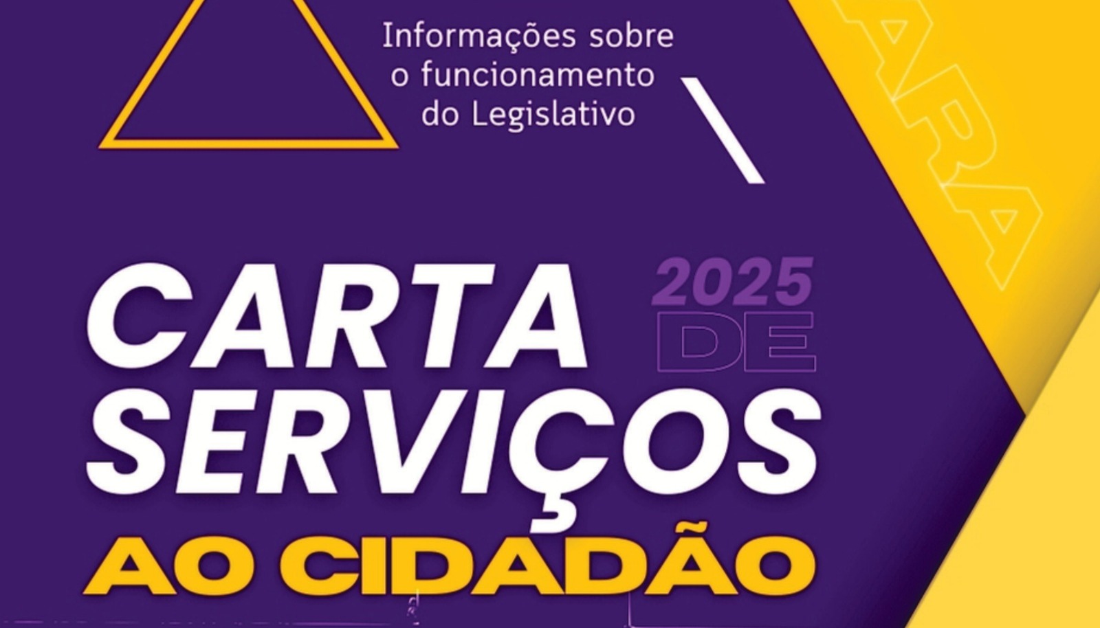 Câmara lança 14ª edição da Carta de Serviços ao Cidadão