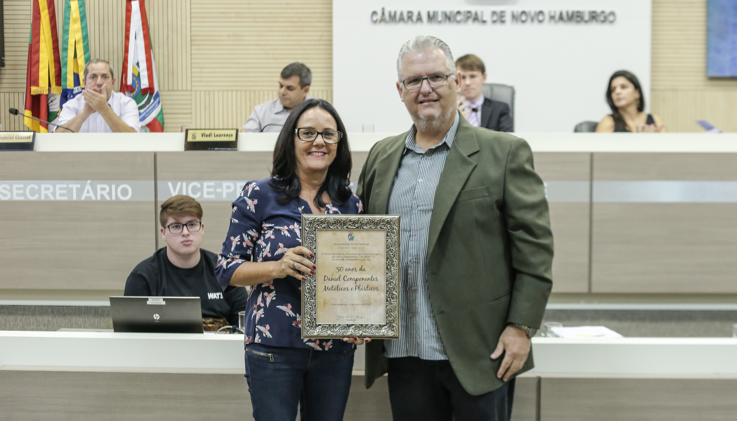 Câmara presta homenagem aos 50 anos da Metalúrgica Daniel 