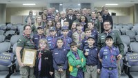 Câmara presta homenagem aos 50 anos do Grupo Escoteiro Hans Staden