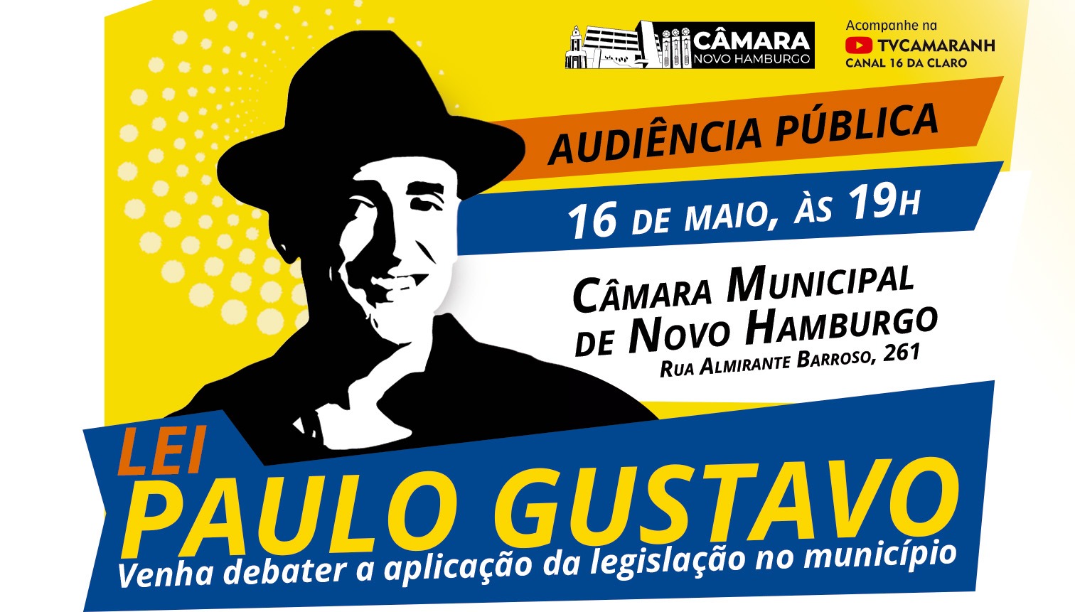 Câmara promove audiência para debater Lei Paulo Gustavo
