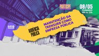 Câmara promove debate sobre manutenção da Trensurb como empresa pública