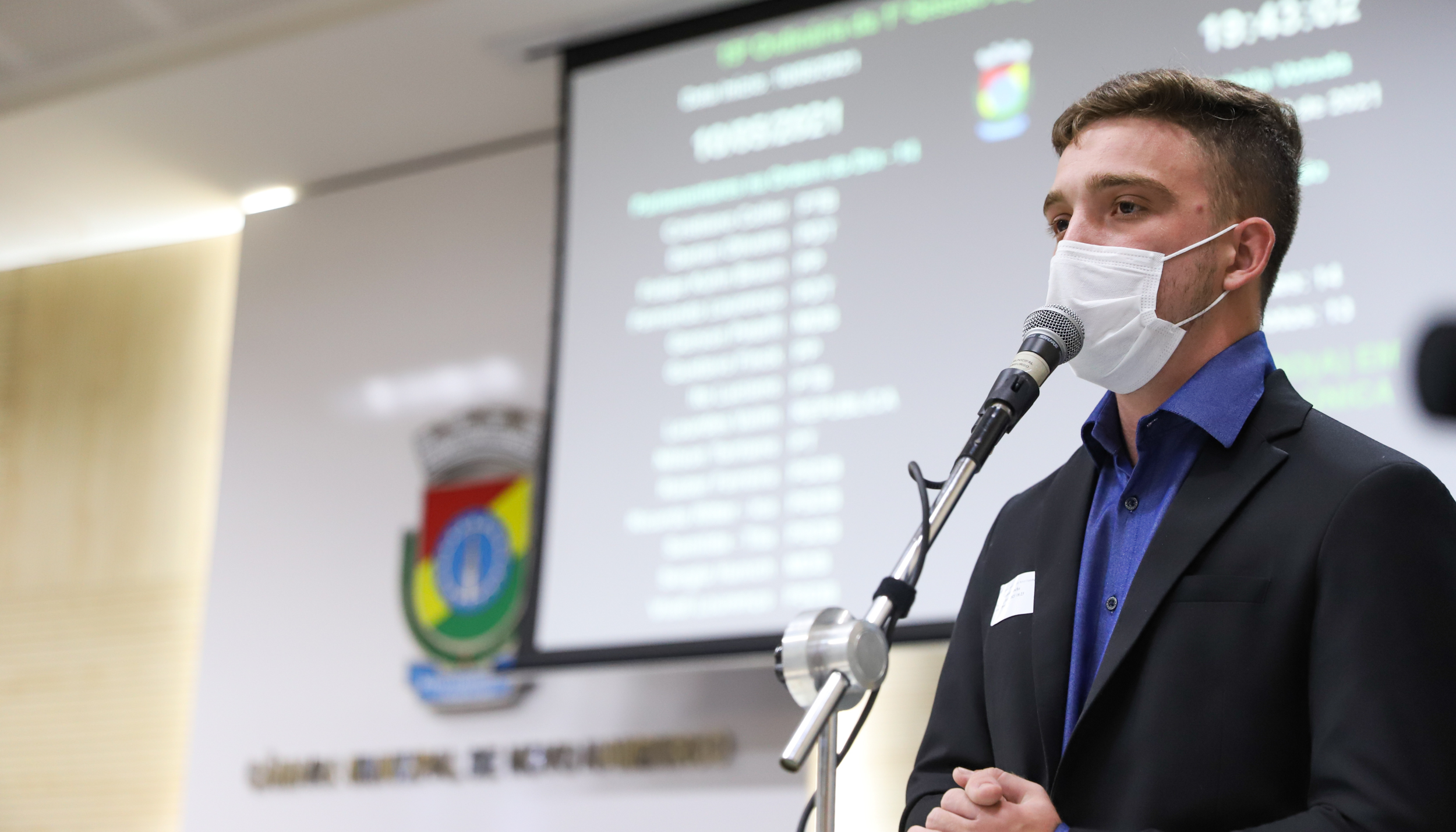 Câmara recebe visita do presidente do Legislativo estanciense