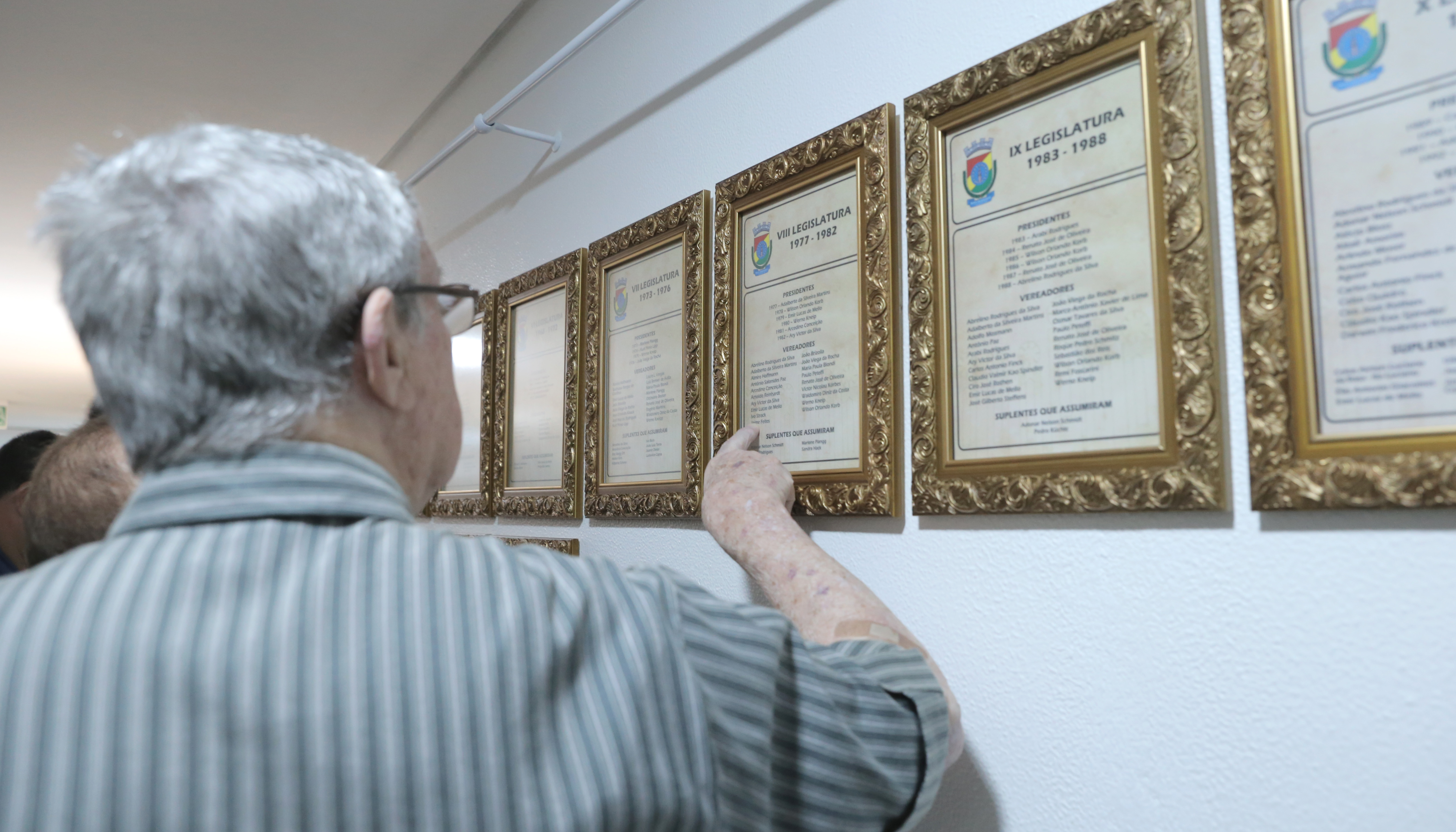 Câmara reinaugura Galeria das Legislaturas