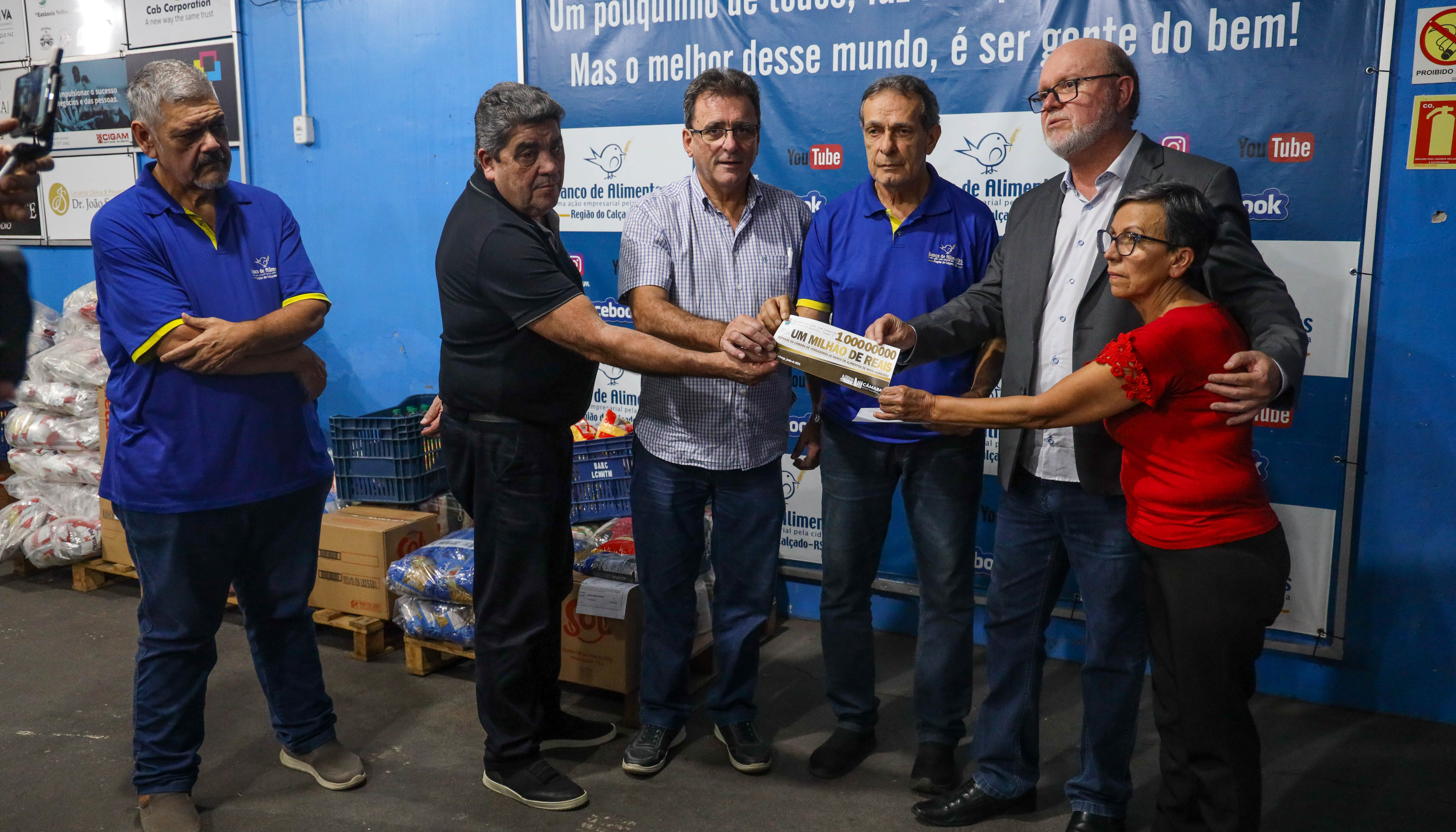 Câmara repassa R$ 1 milhão ao Banco de Alimentos para compra de cestas básicas e materiais de limpeza