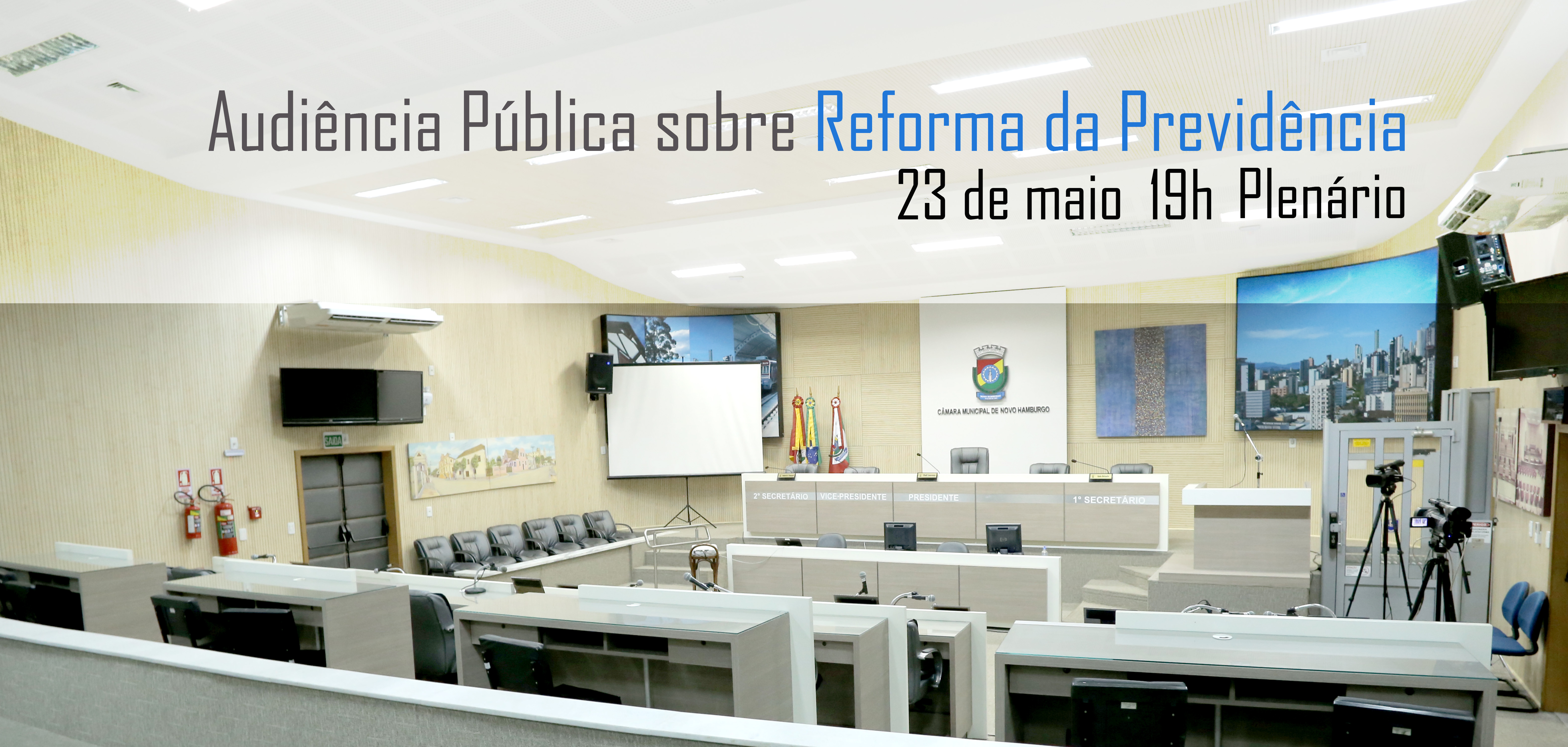 Câmara sedia audiência pública da Assembleia sobre previdência social