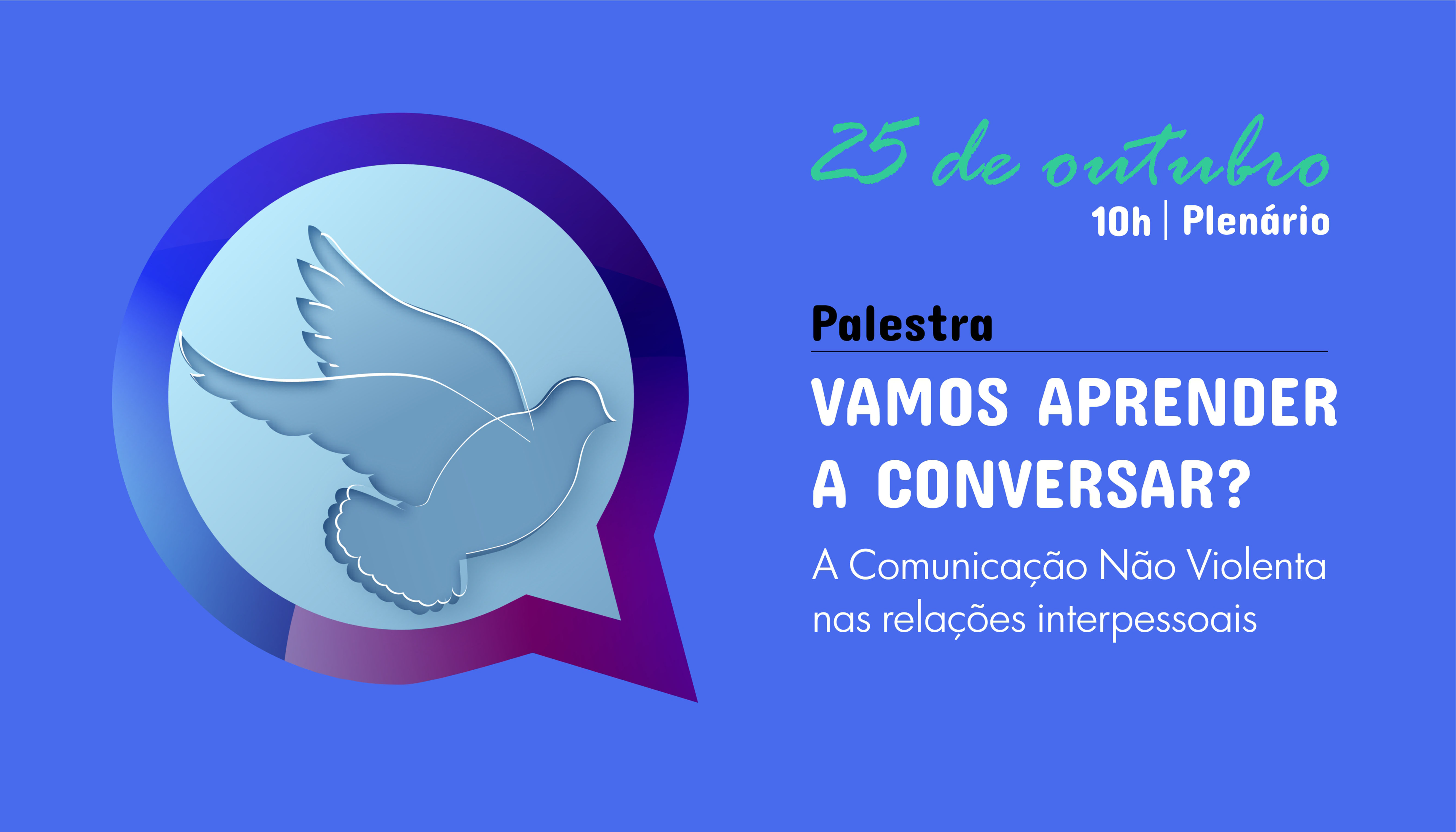 Câmara sedia palestra sobre comunicação não violenta   