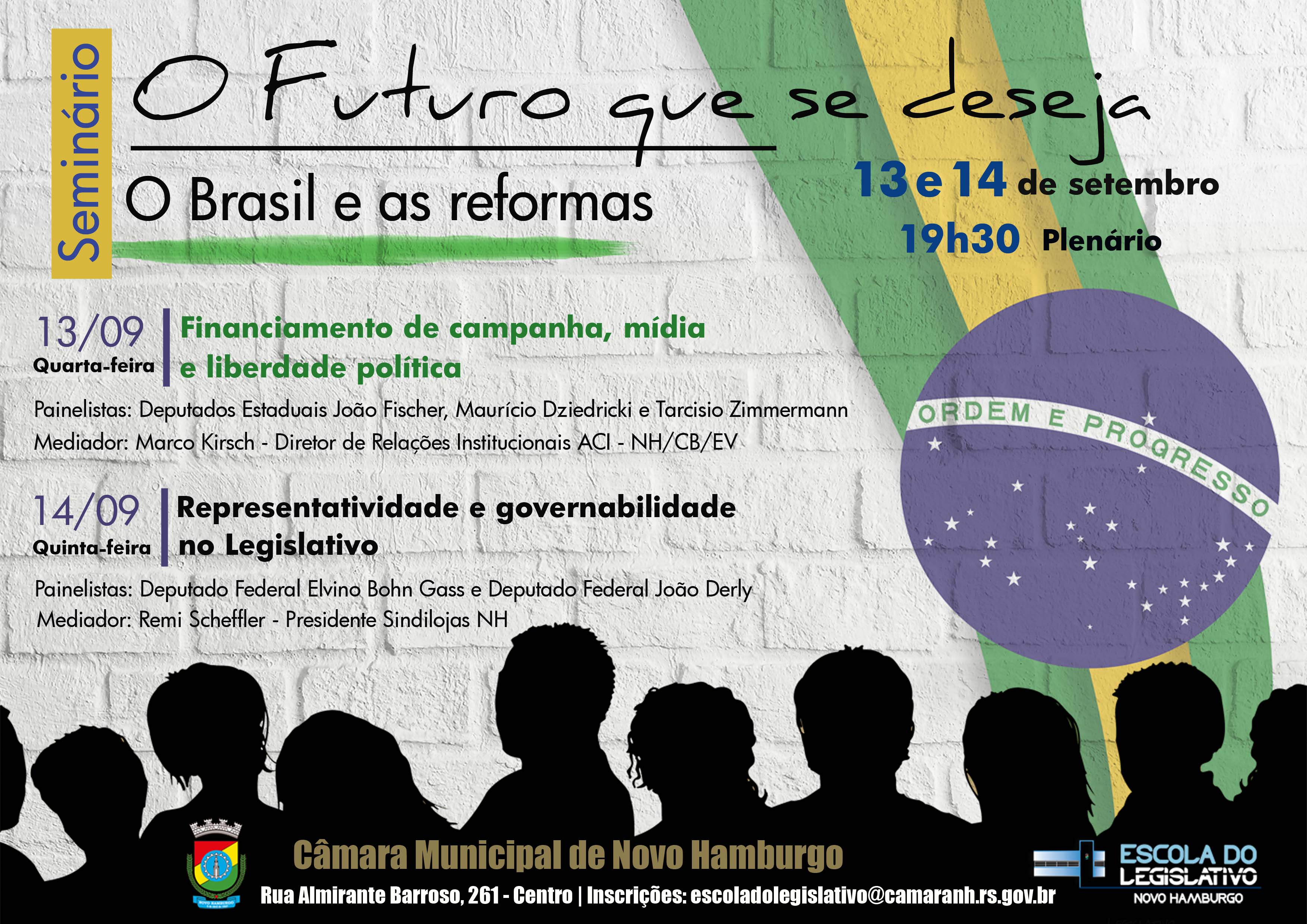 Câmara sediará seminário sobre reformas políticas