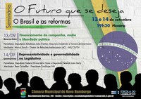 Câmara sediará seminário sobre reformas políticas