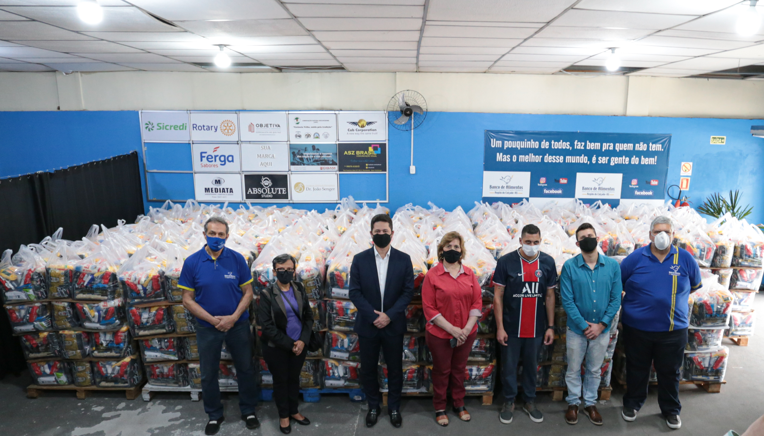 Campanha Novo Hamburgo Sem Fome encaminha mais de 2 mil cestas desde o começo da iniciativa