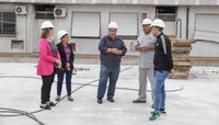 Comissão de Direitos Humanos vistoria obras do Anexo 2 do Hospital Municipal