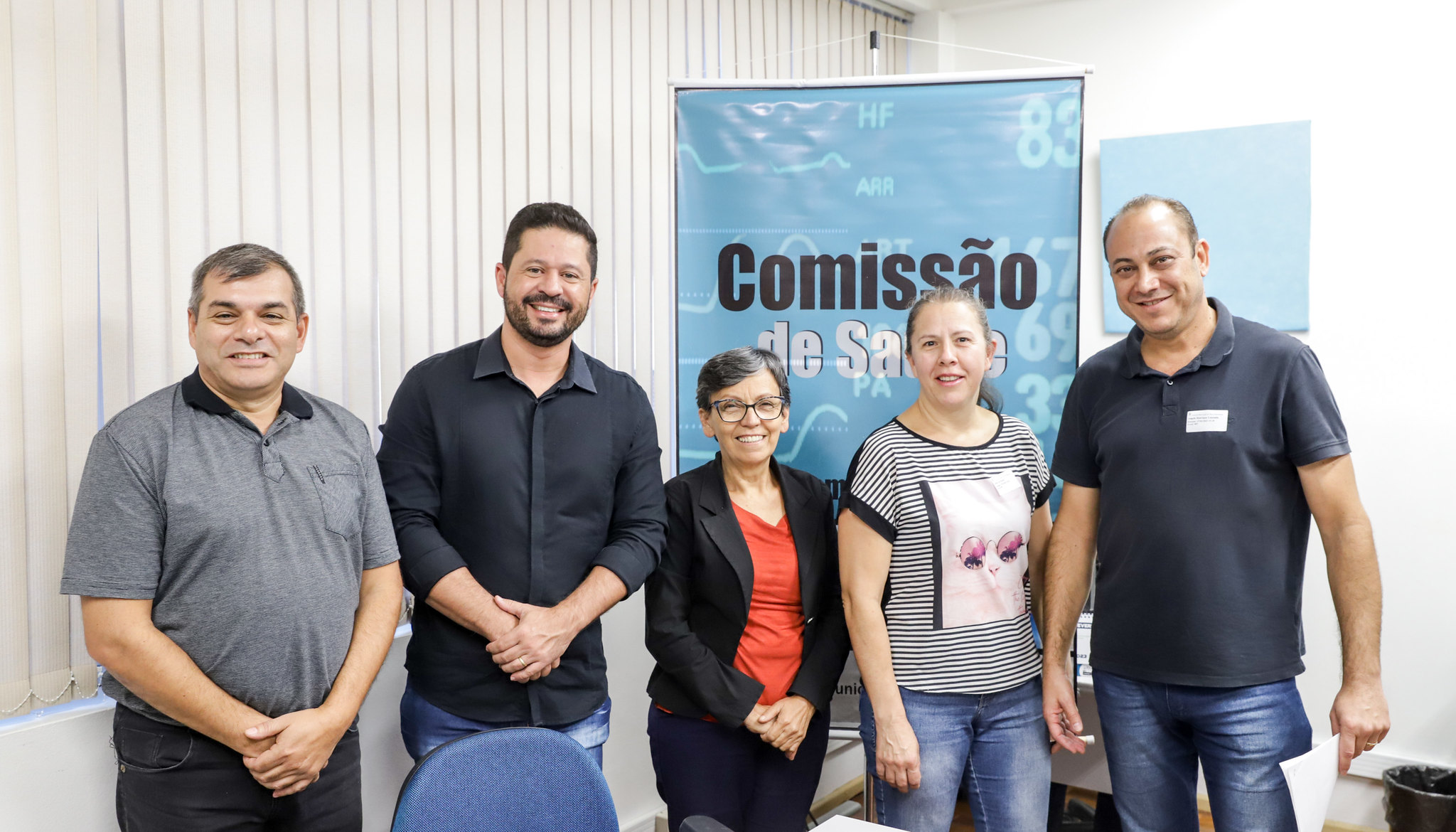 Comissão de Saúde recebe diretora da Saúde e servidores da FSNH