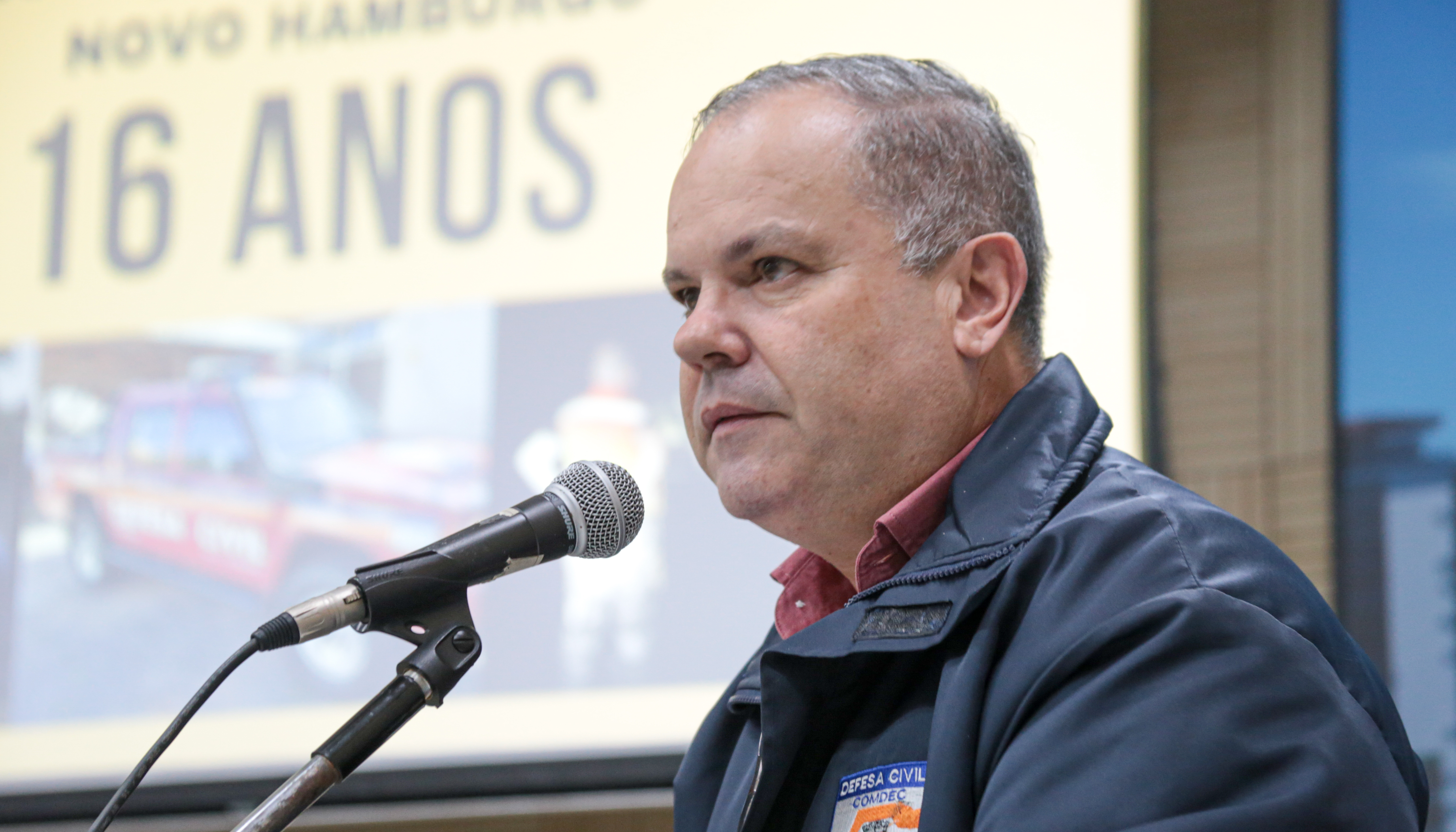 Coordenador apresenta trabalho da Defesa Civil em Novo Hamburgo