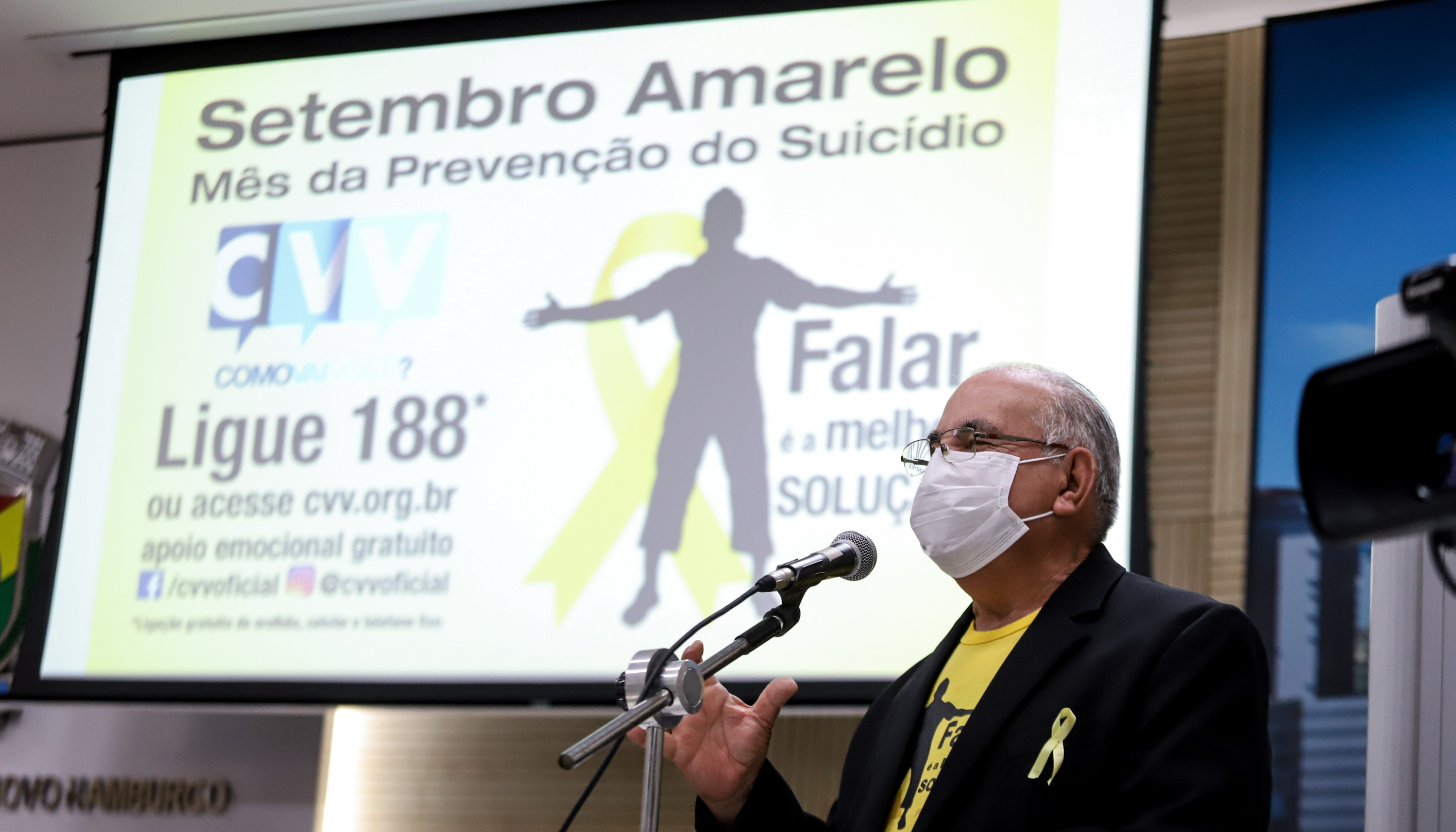 CVV apresenta trabalho em Novo Hamburgo e destaca a importância da luta contra o suicídio