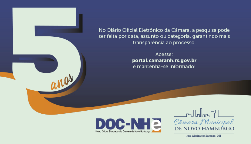 Diário Oficial Eletrônico da Câmara completa cinco anos no ar