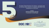 Diário Oficial Eletrônico da Câmara completa cinco anos no ar