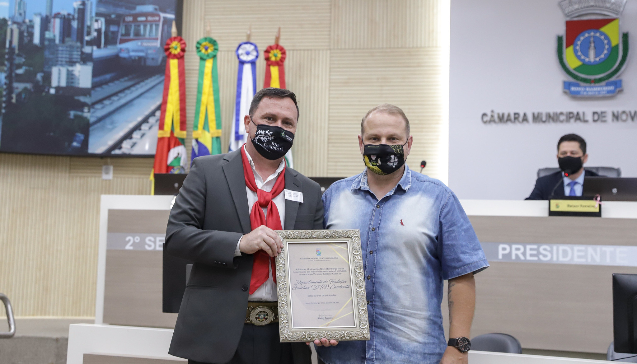 DTG Camboatá recebe homenagem da Câmara pelos 35 anos de fundação