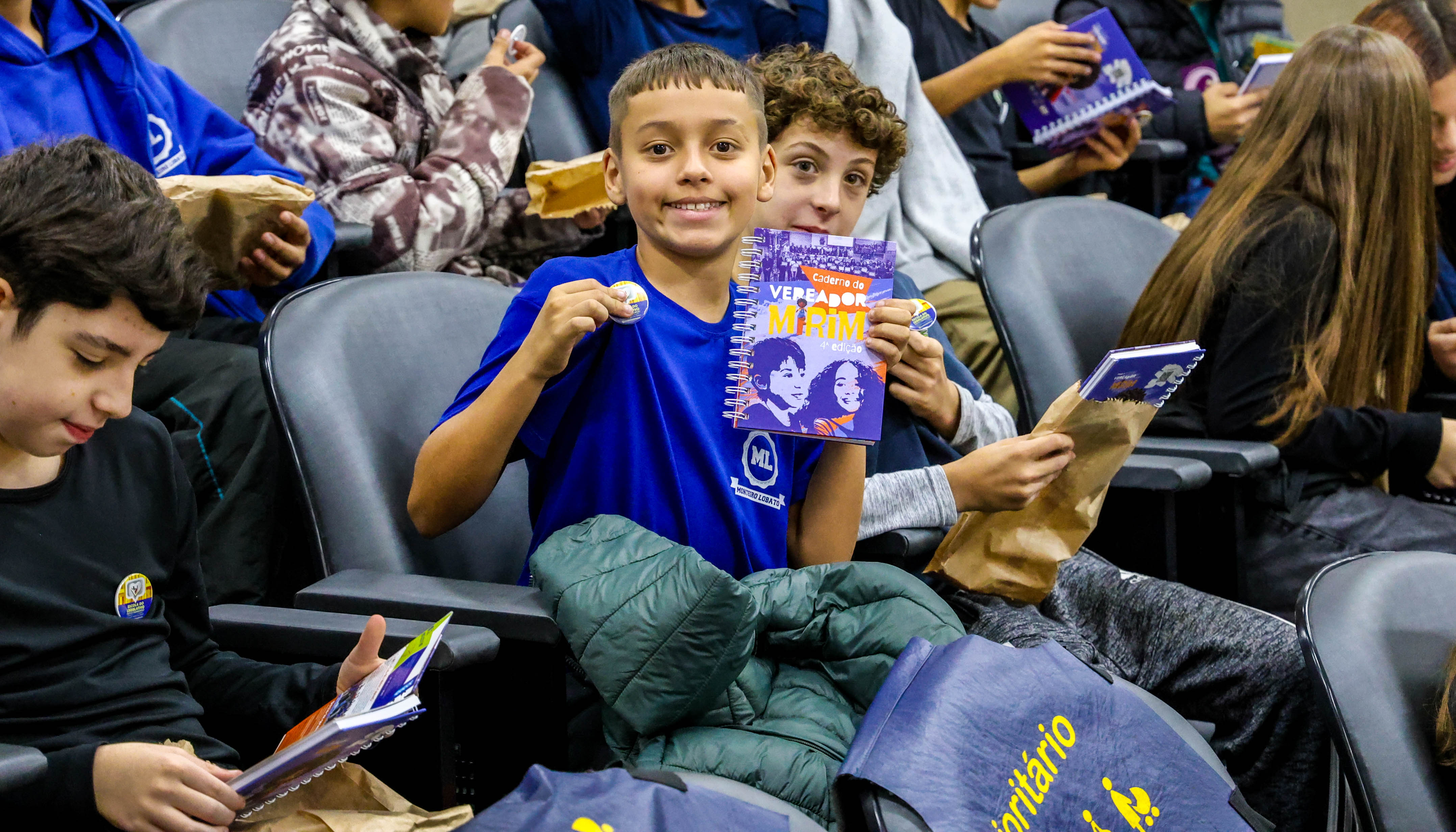 EMEB Monteiro Lobato retorna ao Palácio 5 de Abril na 5ª edição do Vereador Mirim