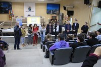 Escolas Adolfina Diefenthaler e João Goulart participam de palestra do Vereador Mirim