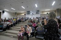 Estudantes se familiarizam com os conceitos de cidadania e política em palestra do Vereador Mirim
