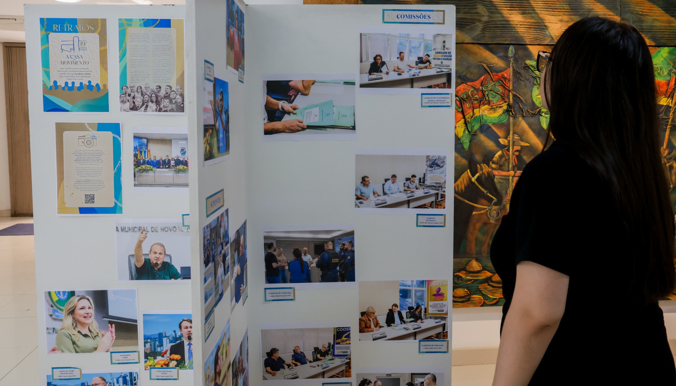 Exposição “A Casa em Movimento” apresenta registros do primeiro ano da 19ª Legislatura