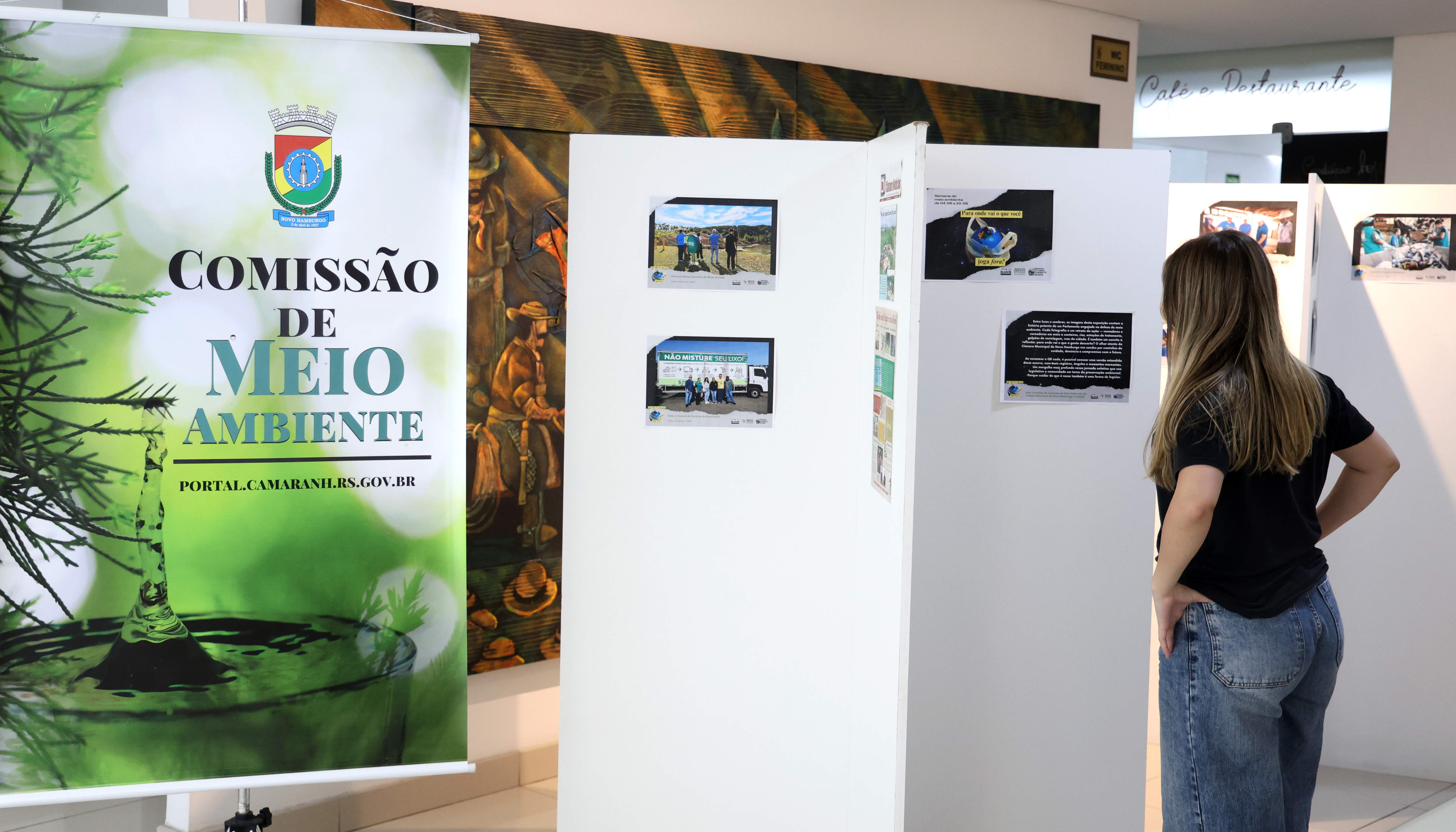 Exposição fotográfica sobre atuação ambiental do Legislativo está aberta ao público