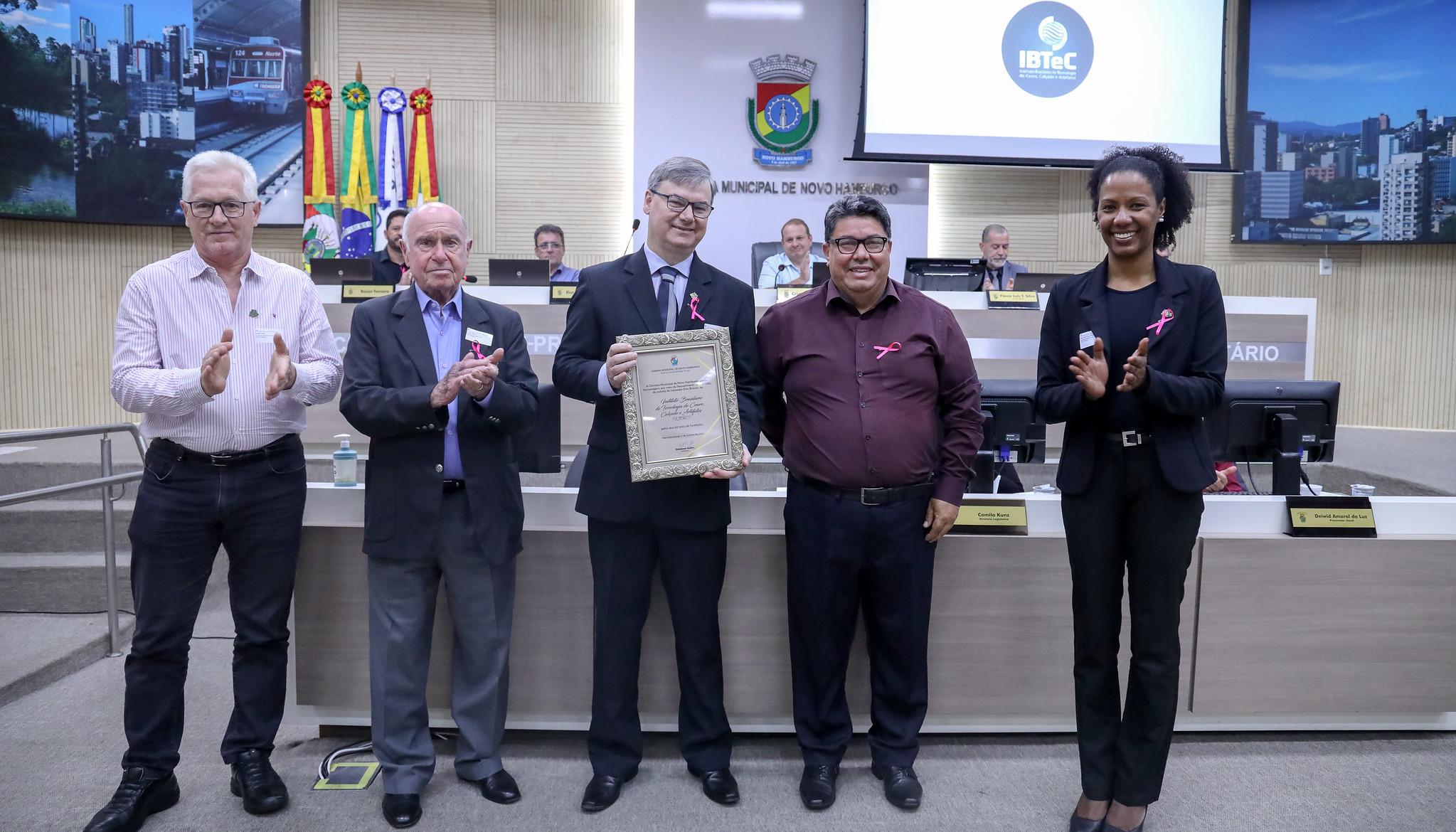 IBTeC recebe homenagem da Câmara por seu cinquentenário