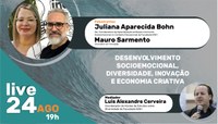 Inovação e Economia Criativa serão tema de live desta terça do Seminário de Desenvolvimento Econômico
