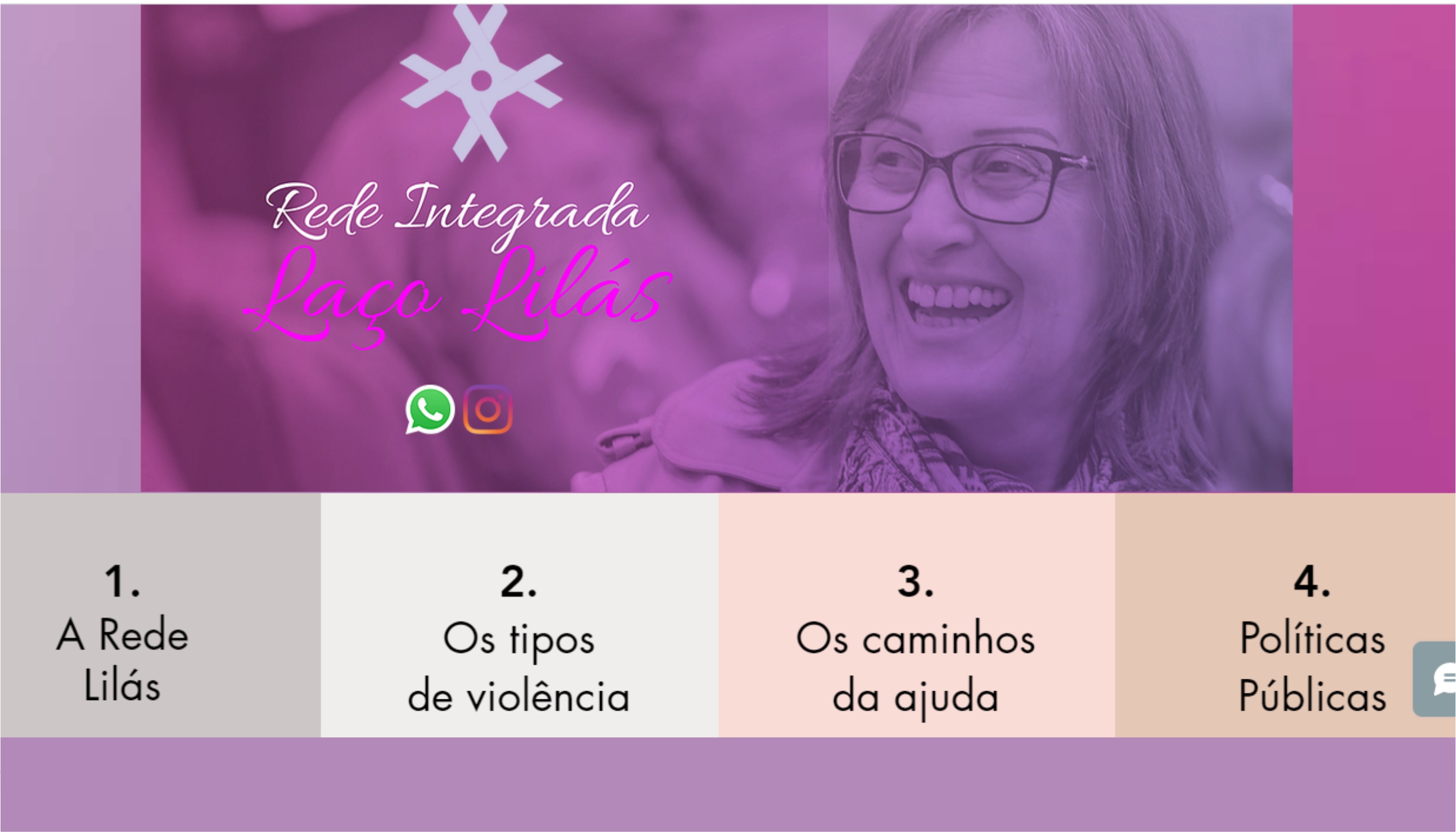 Lançamento do site da Rede Integrada Laço Lilás encerra programação do Mês da Mulher