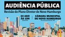 Legislativo hamburguense promove audiência pública para debater novo Plano Diretor 