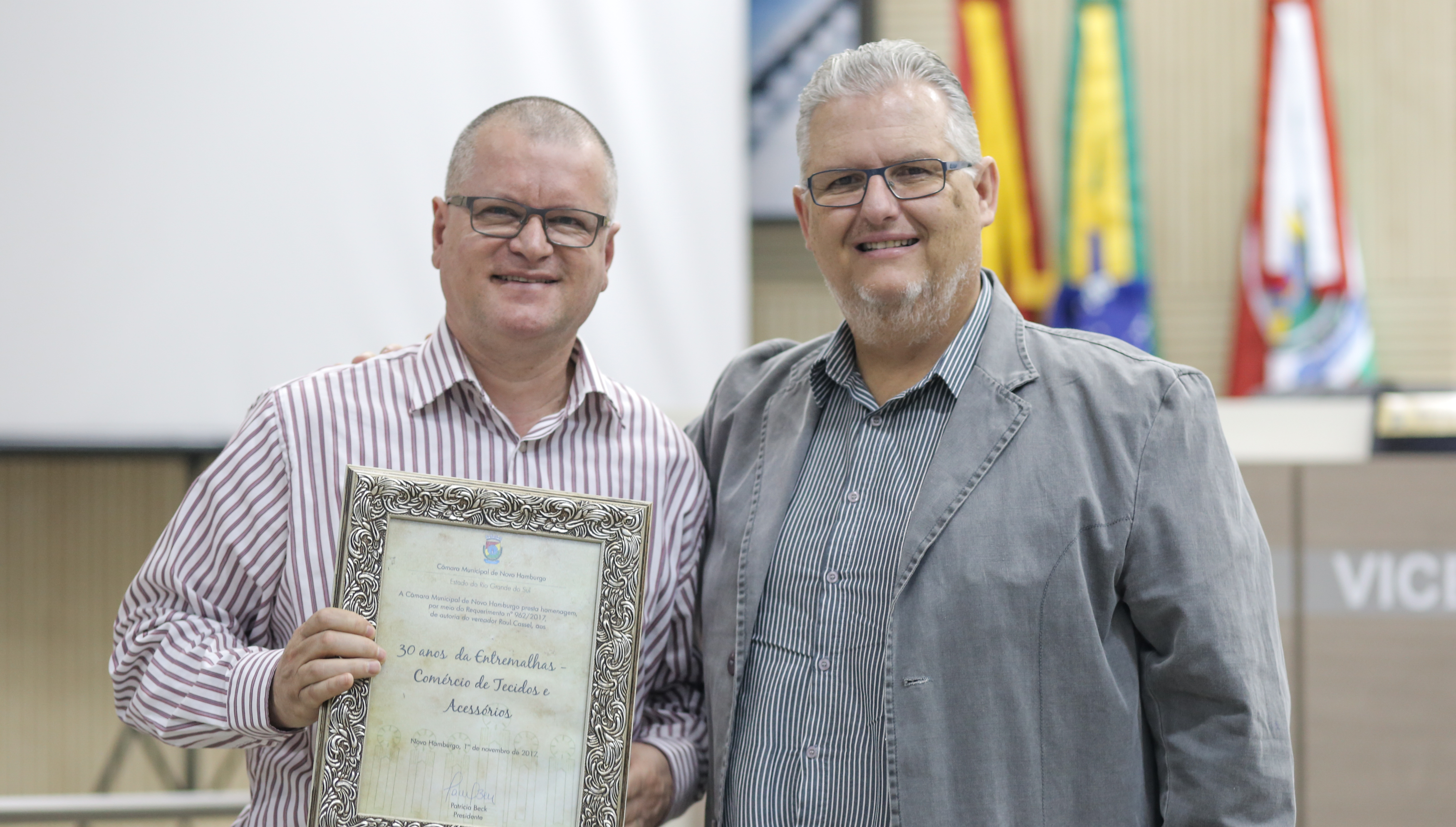 Legislativo homenageia os 30 anos da Entremalhas