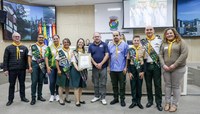 Legislativo homenageia os 35 anos do Clube de Desbravadores Gideões da Colina