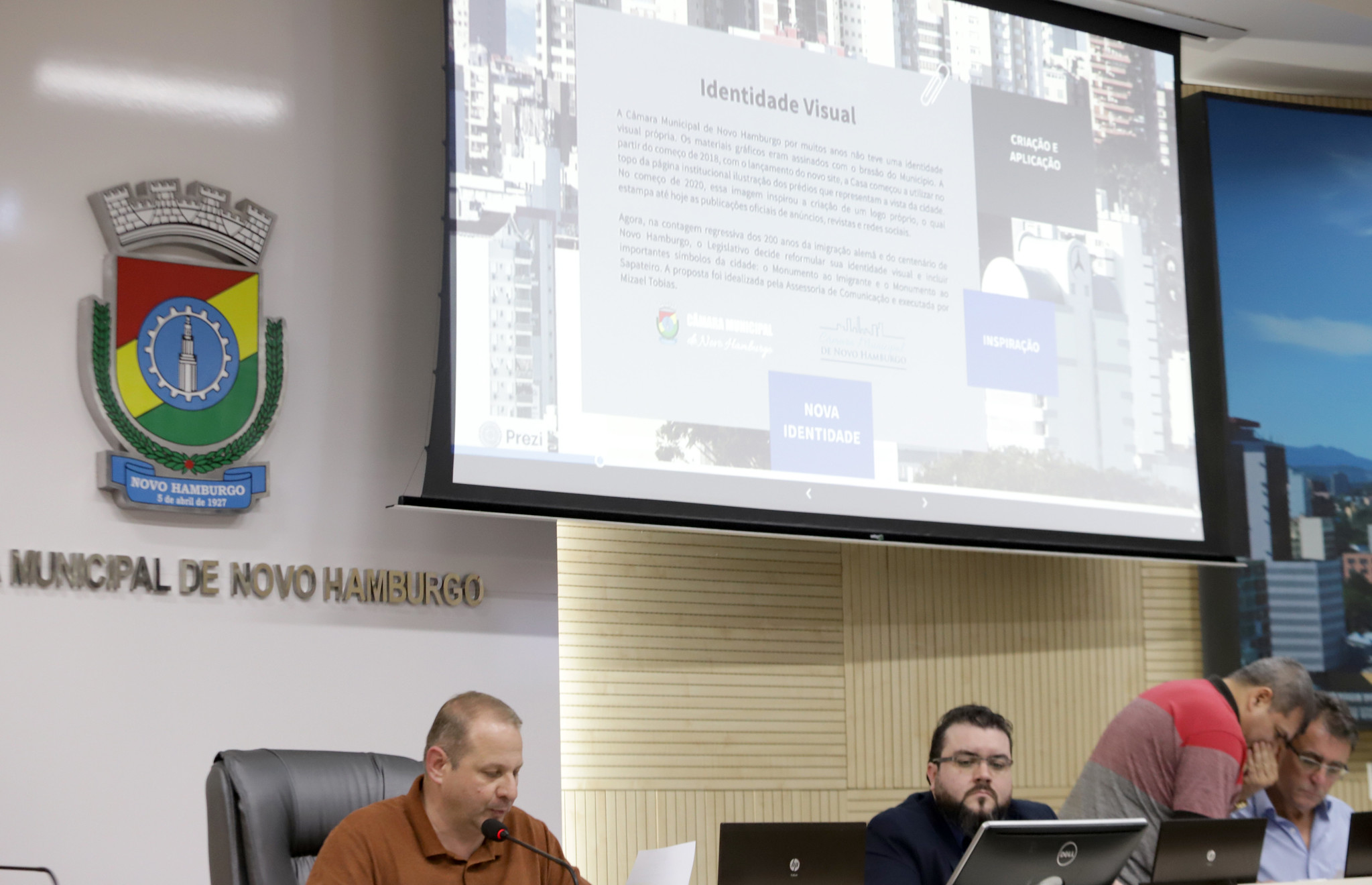 Legislativo lança nova identidade visual inspirada no centenário do Município