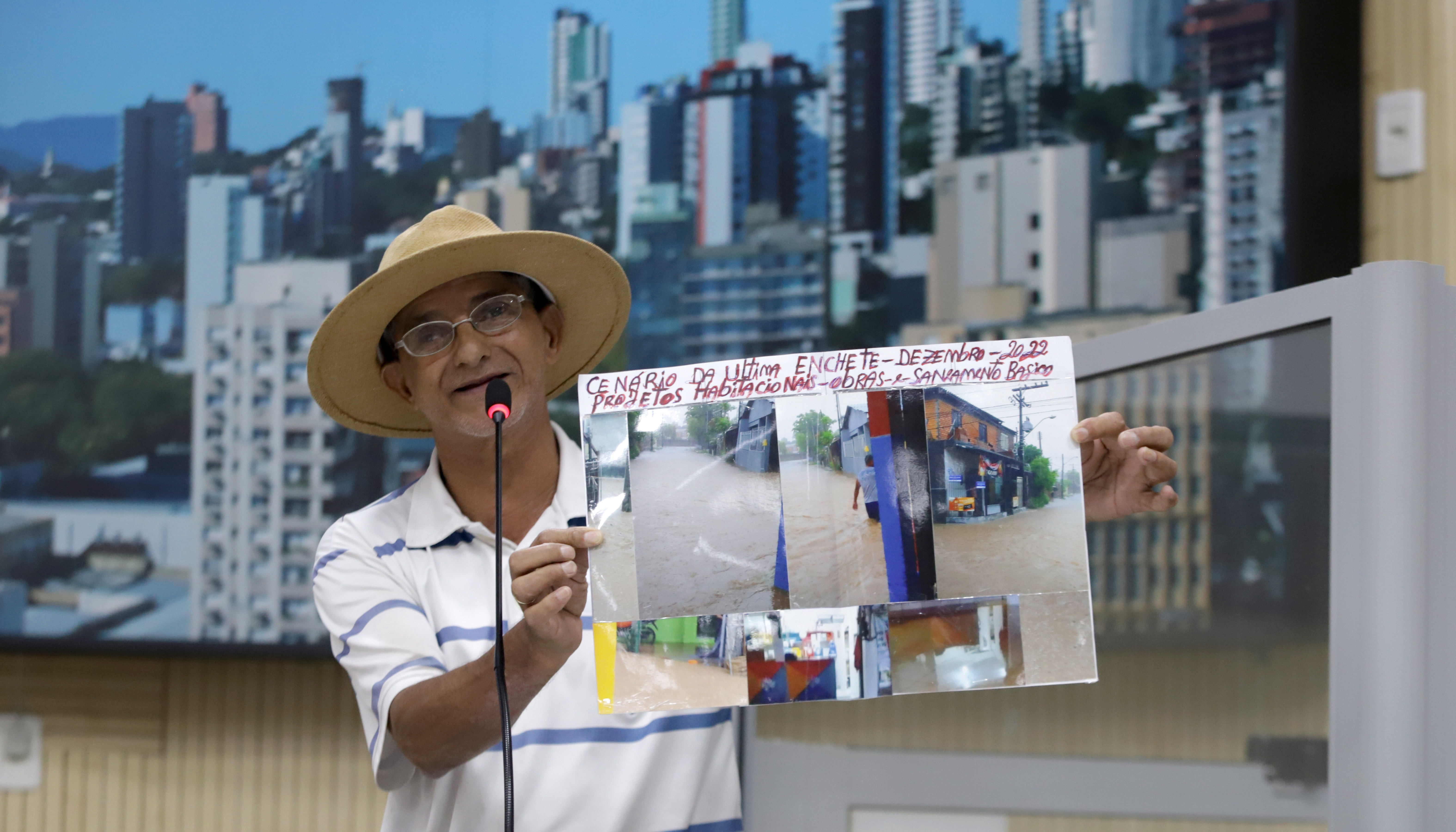 Líder comunitário sugere melhorias no bairro Canudos