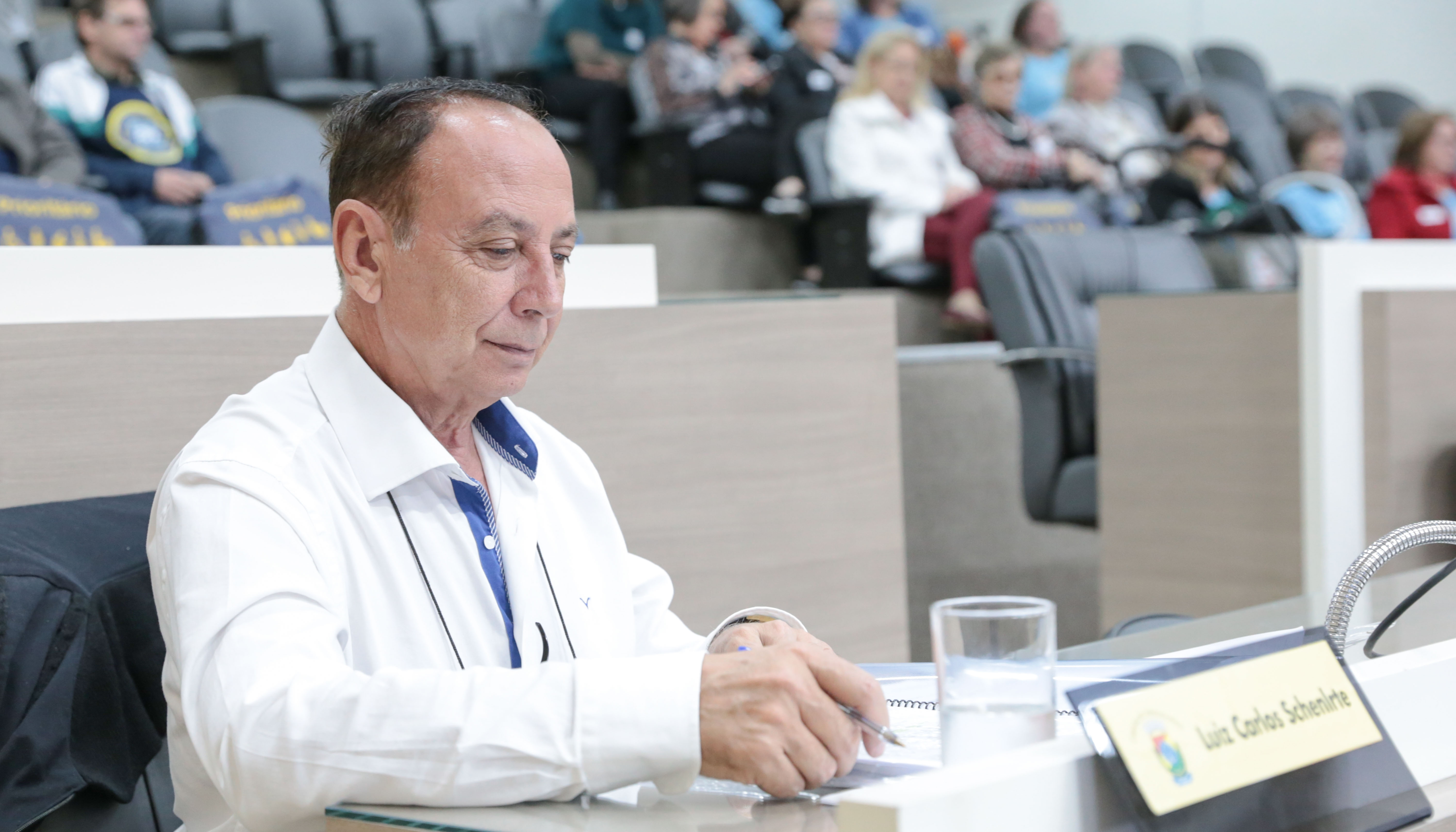 Luiz Carlos Schenlrte substitui Sergio Hanich em sessão plenária