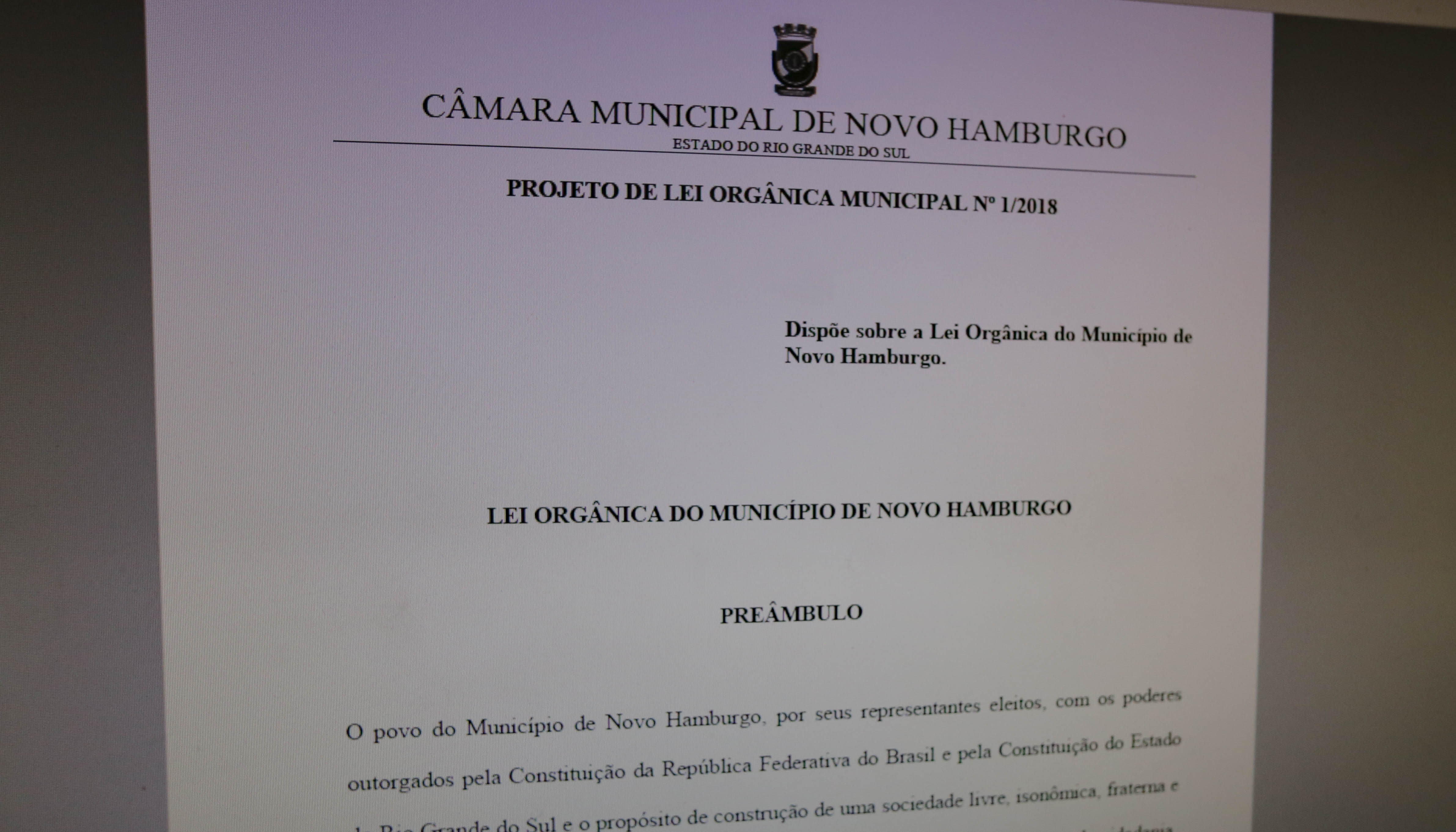 Novo Hamburgo poderá ter nova lei orgânica
