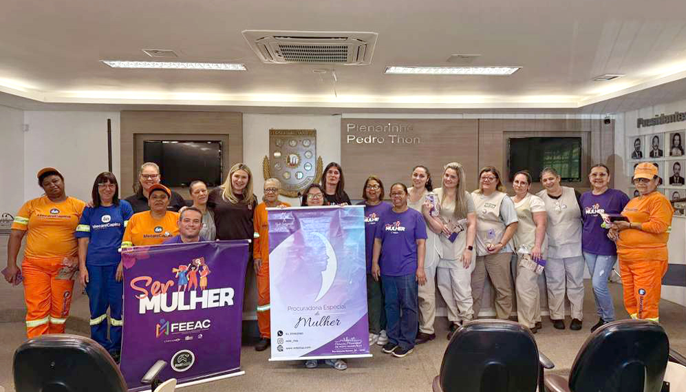Parceria entre SindiAsseio, Procuradoria da Mulher e Deam reforça combate à discriminação no ambiente laboral