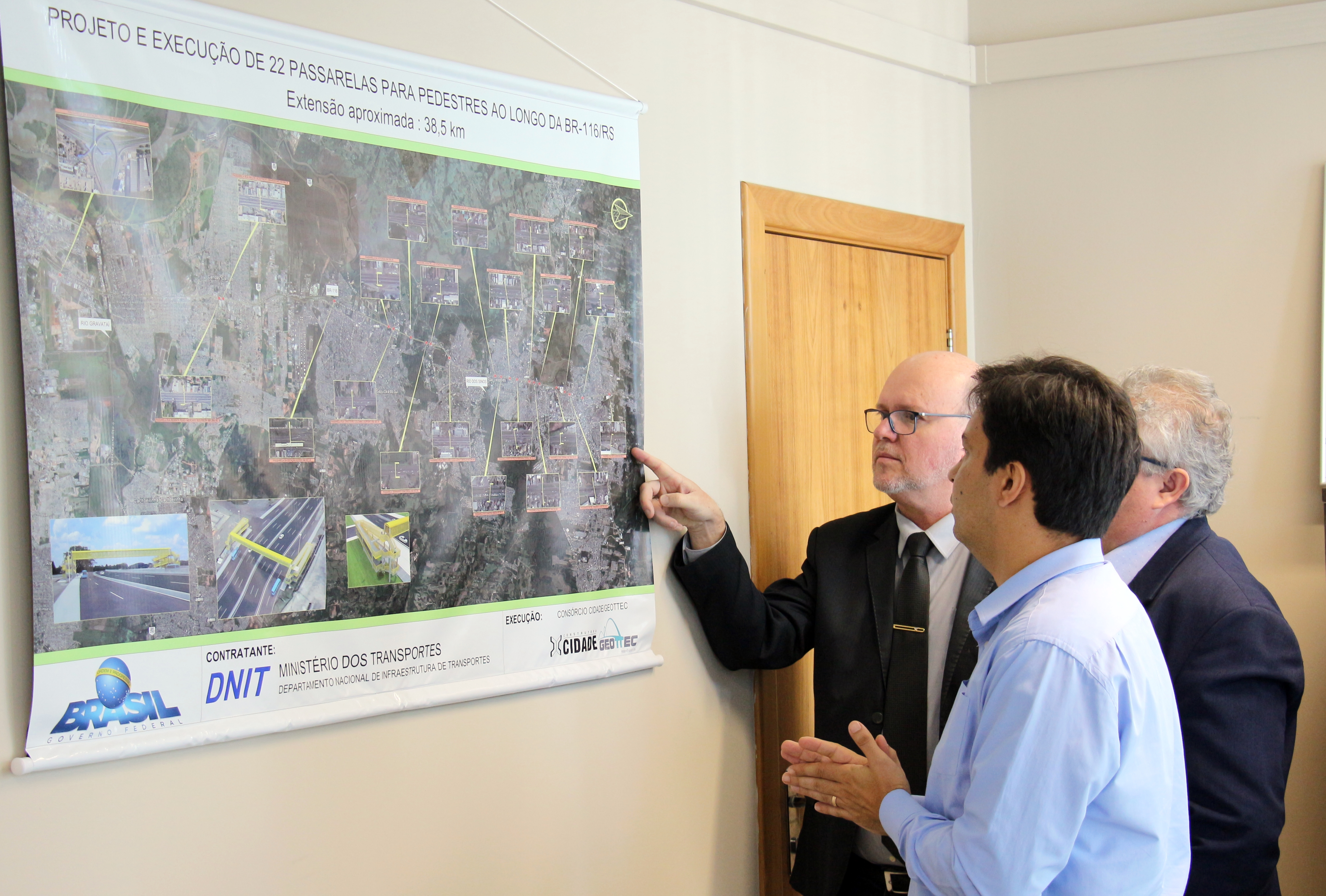 Passarela em frente ao outlet na BR-116 pode sair do papel em 2018