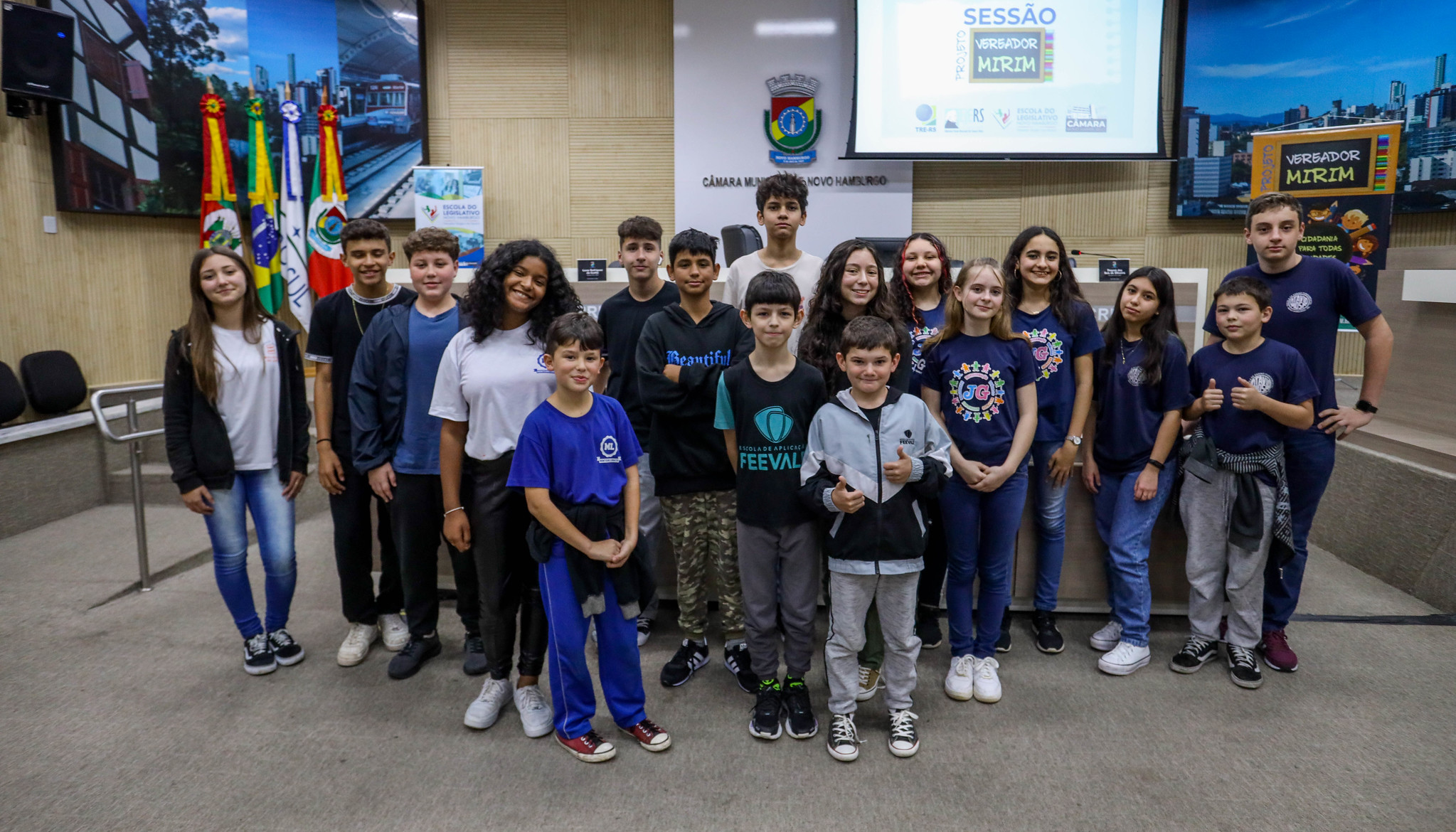 Plenário volta a receber sessão do Vereador Mirim após quatro anos