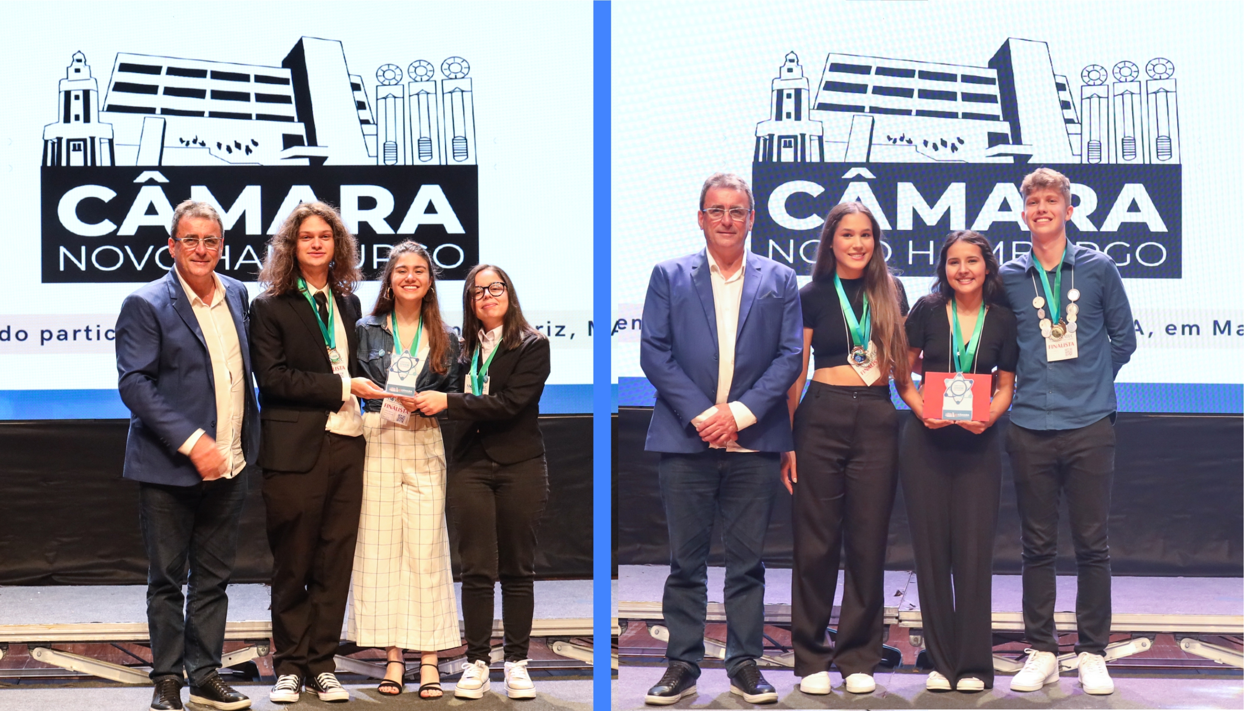 Prêmio Cientista Jovem de Novo Hamburgo é concedido a projetos da Liberato sobre dessalinização e prótese de disco intervertebral