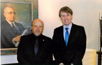 Presidente da Câmara é recebido pelo chefe do parlamento gaúcho