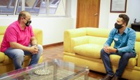 Presidente da Câmara recebe secretário de Desenvolvimento Social 