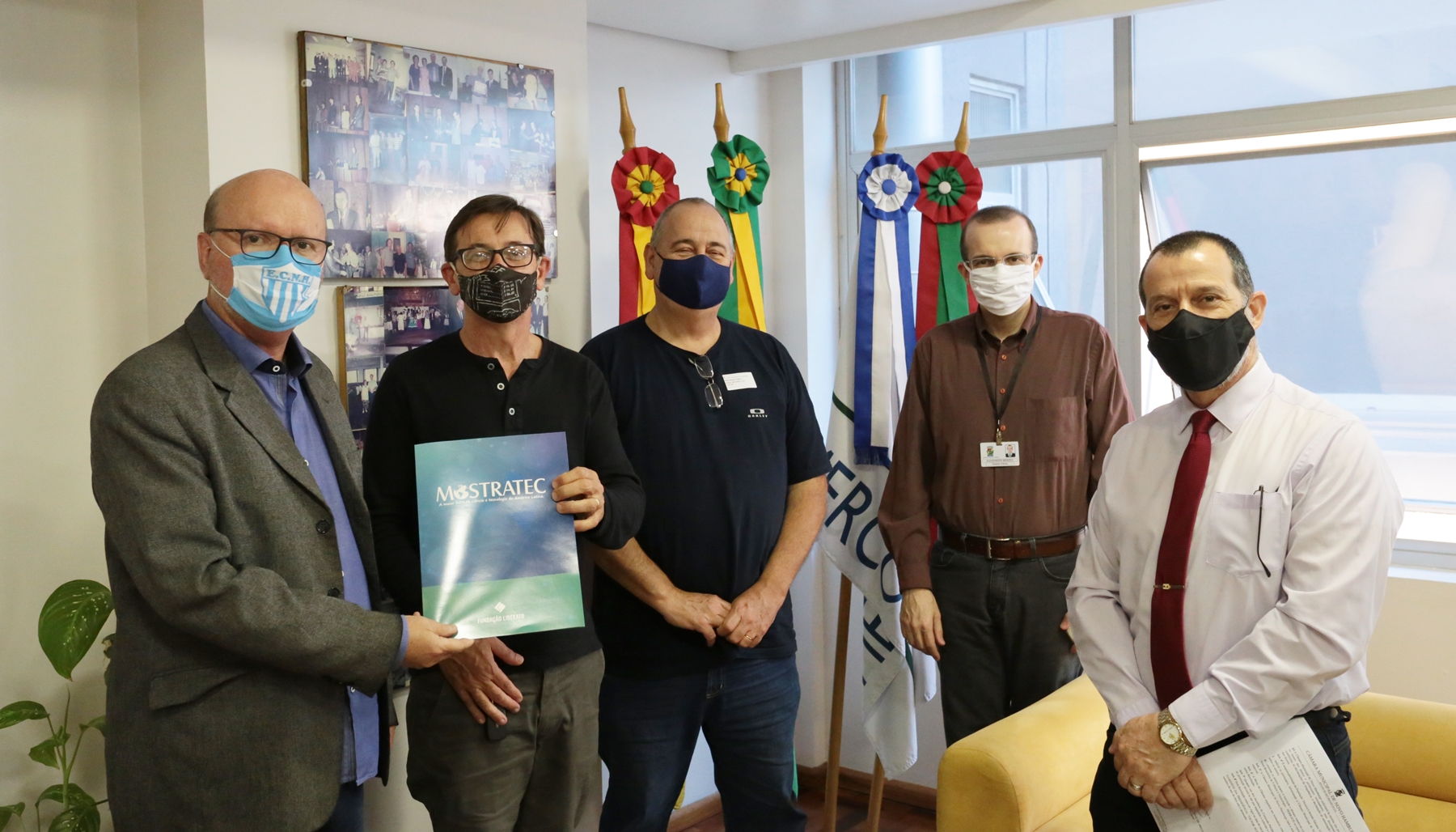 Presidente da Câmara recebe visita de diretor da Fundação Liberato