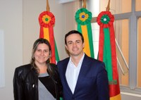 Presidente do Legislativo recebe visita de deputado estadual