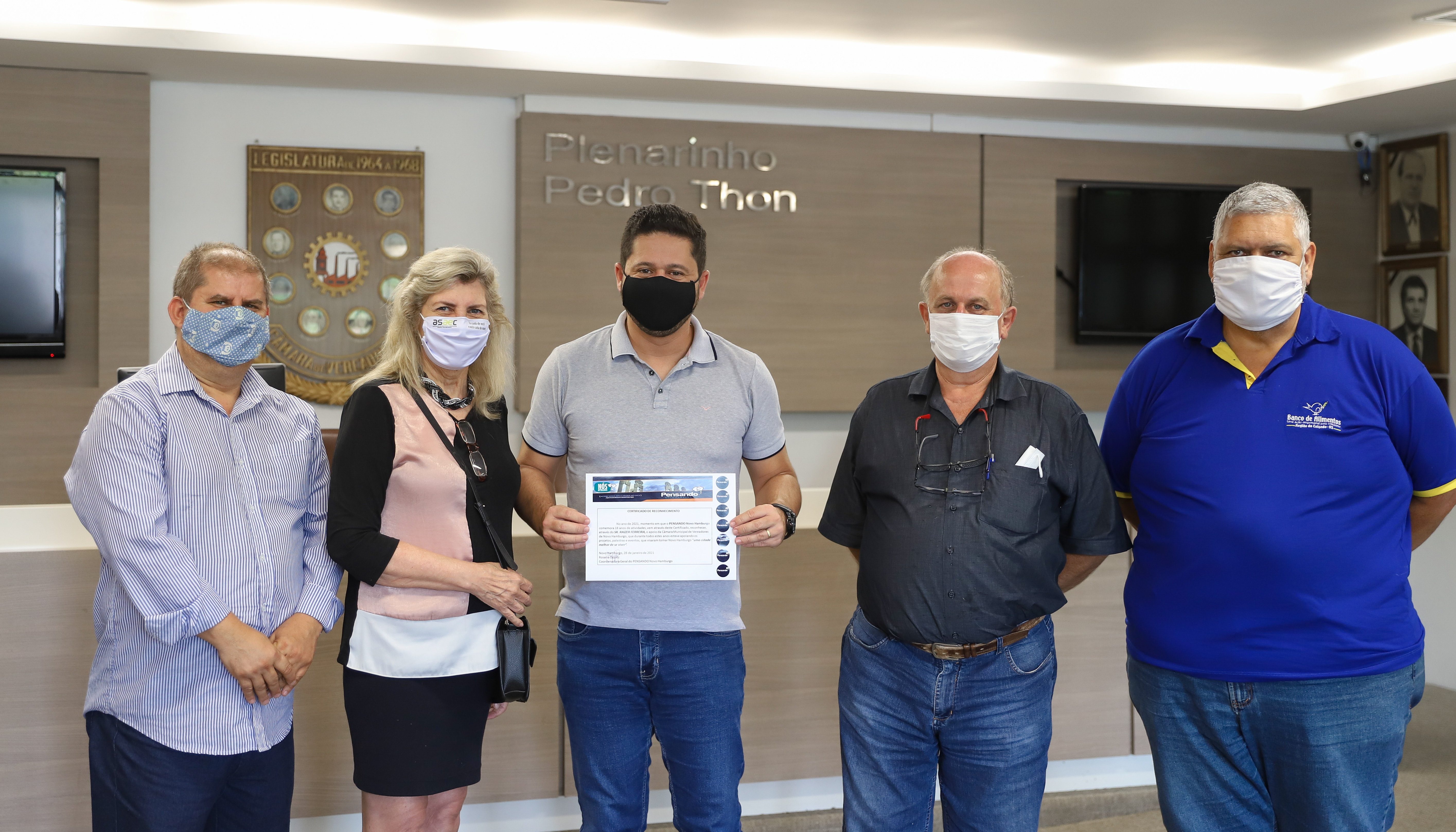 Presidente recebe demandas do Grupo Pensando Novo Hamburgo