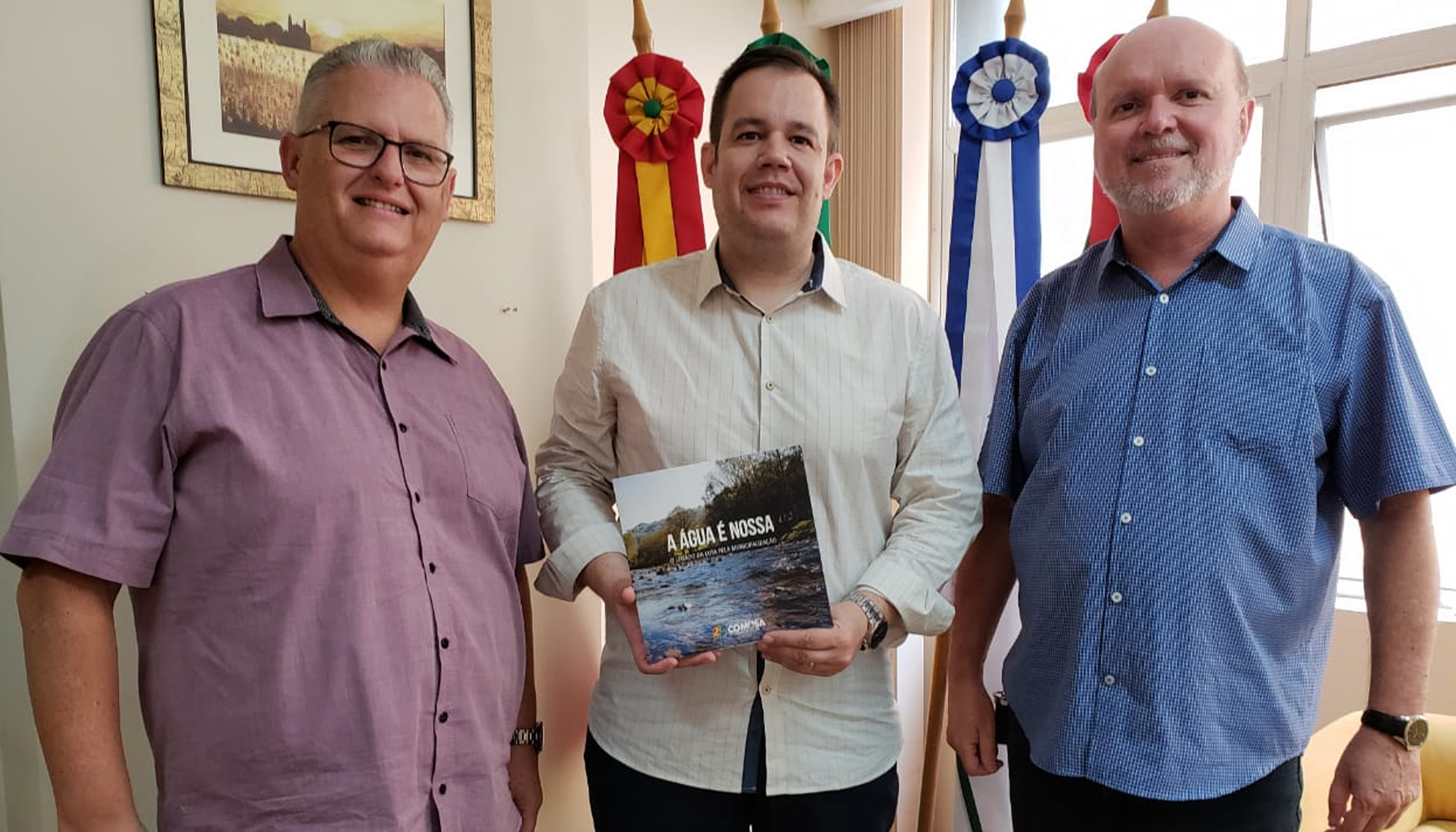 Presidente recebe visita institucional do diretor-geral da Comusa