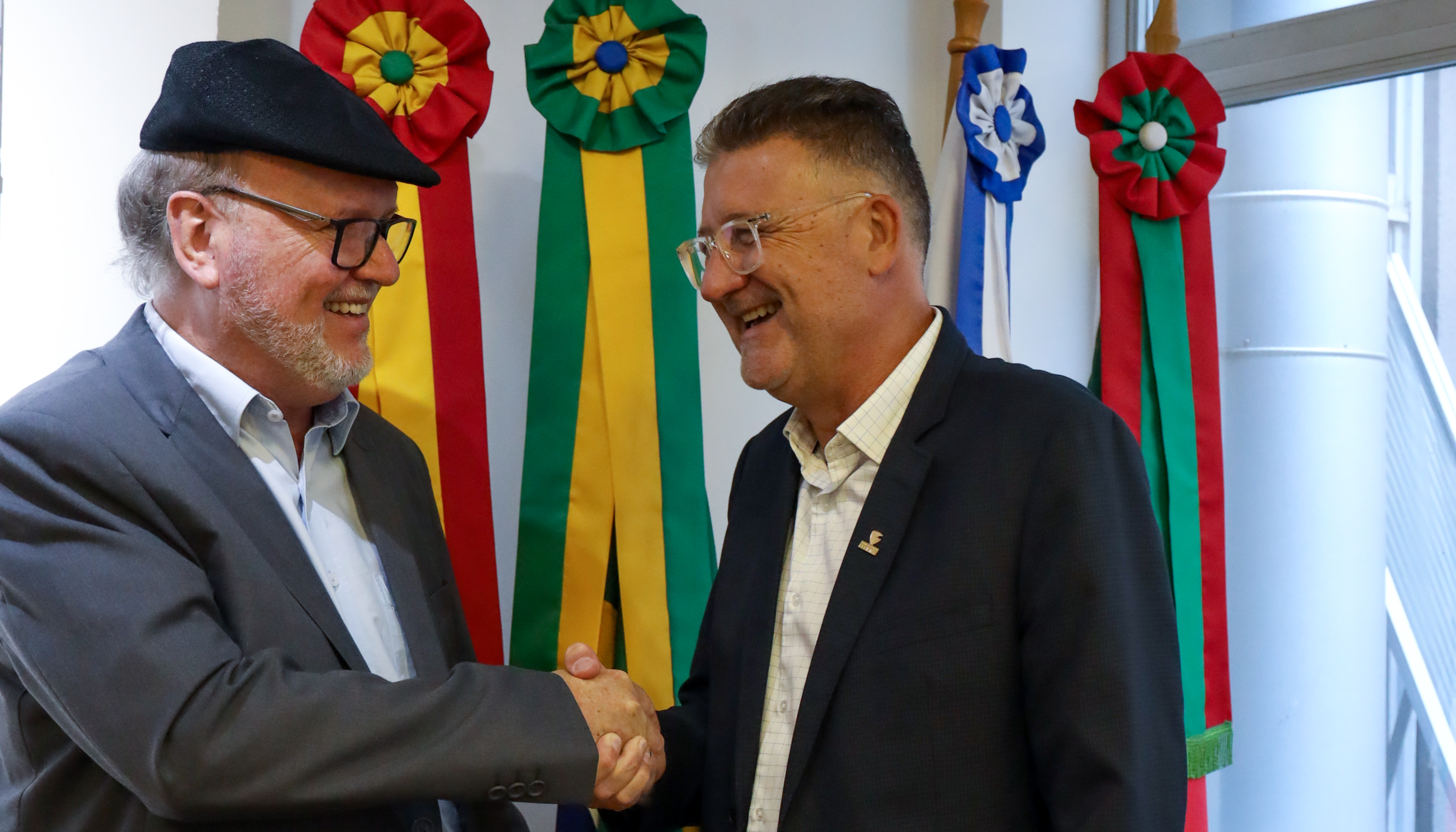 Reitor da Feevale faz visita institucional ao presidente da Câmara