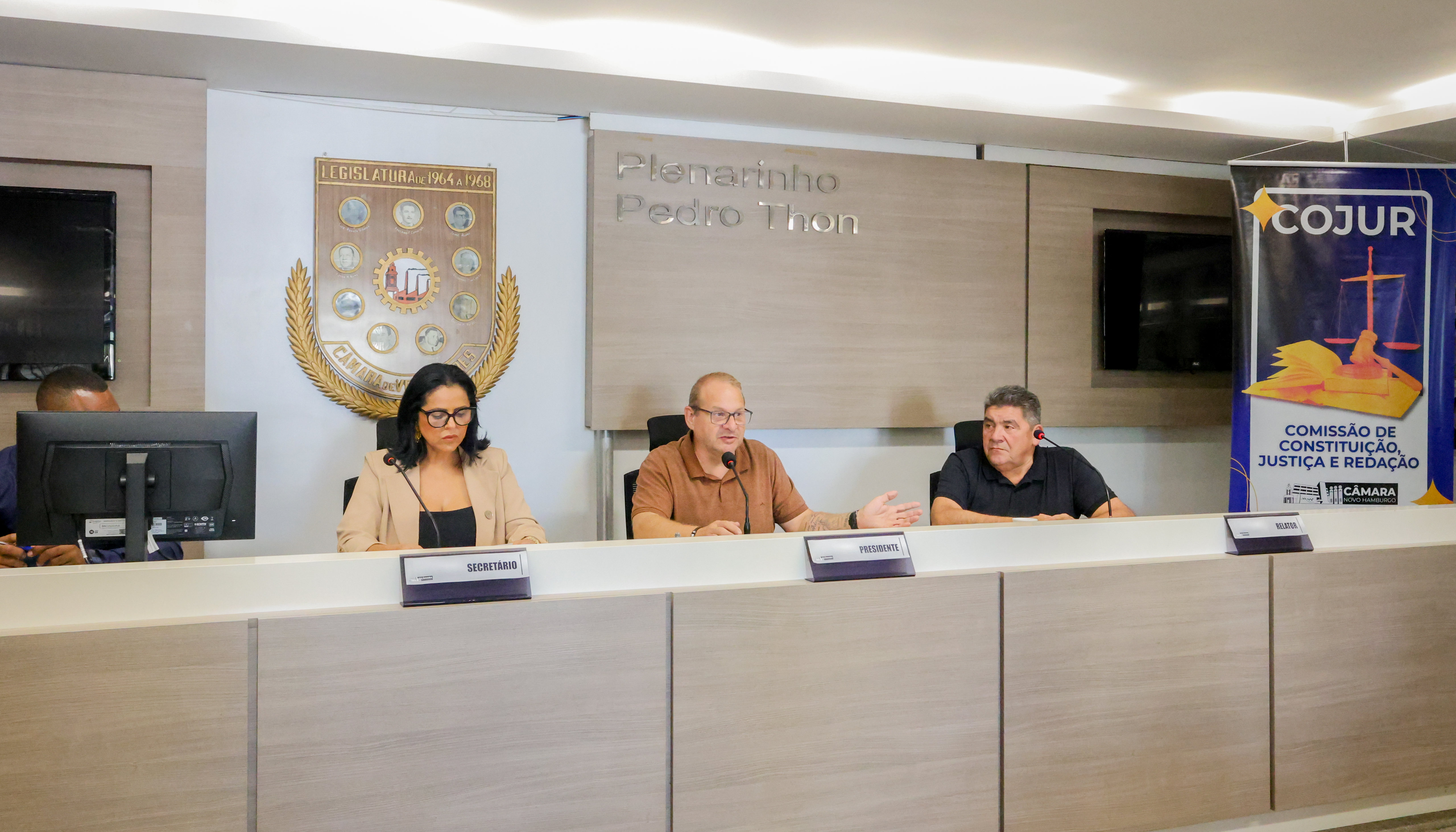 Reunião da Cojur inaugura transmissões ao vivo e amplia transparência no Legislativo hamburguense
